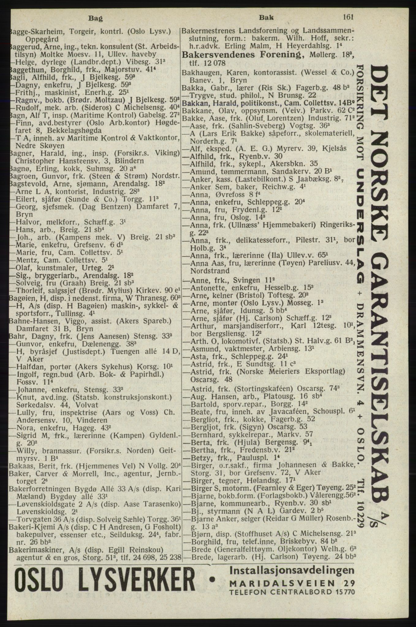 Kristiania/Oslo adressebok, PUBL/-, 1940, p. 179