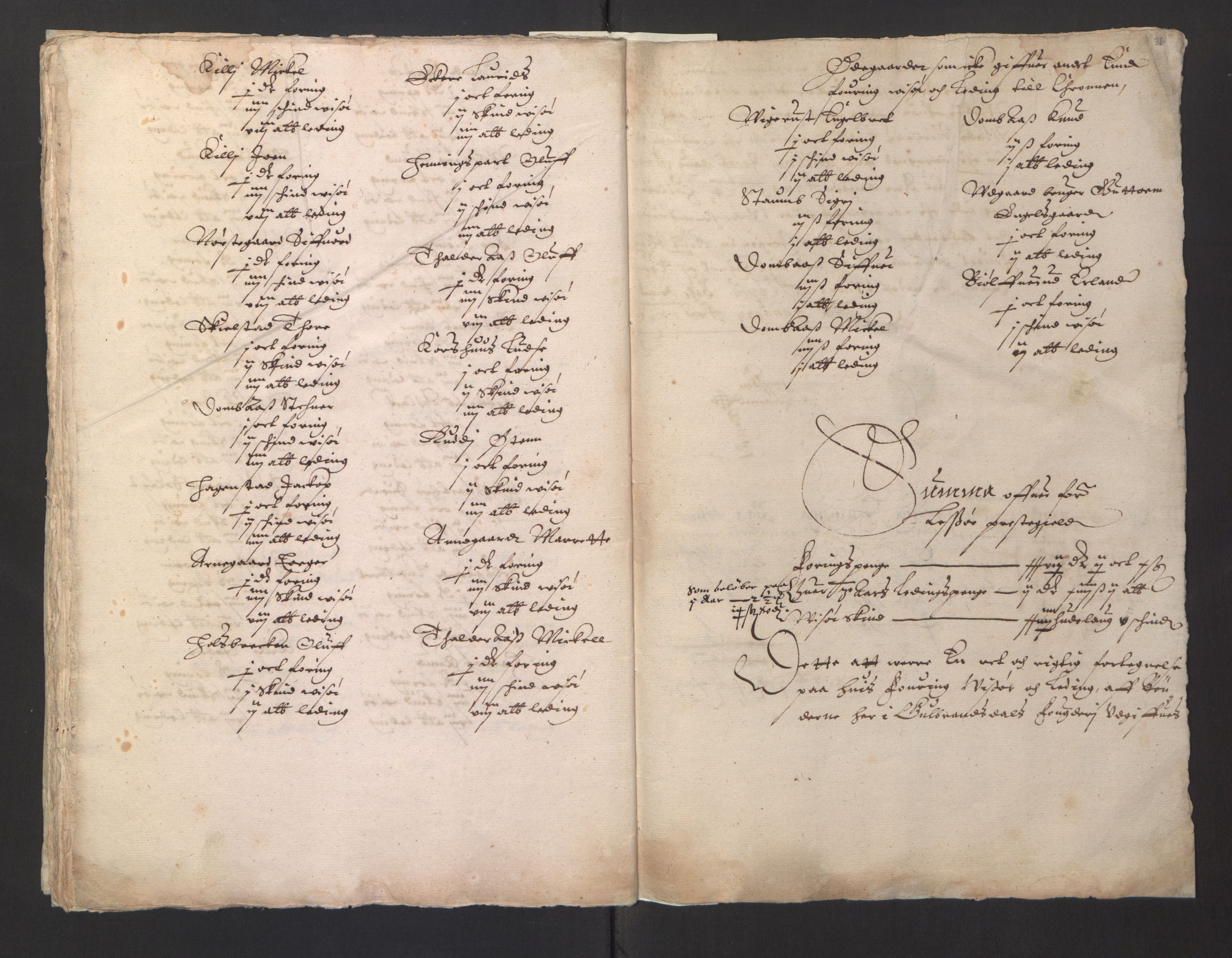 Stattholderembetet 1572-1771, AV/RA-EA-2870/Ek/L0001/0002: Jordebøker før 1624 og til utligning av garnisonsskatt 1624-1626: / Jordebøker for Akershus len, 1624-1625, p. 38