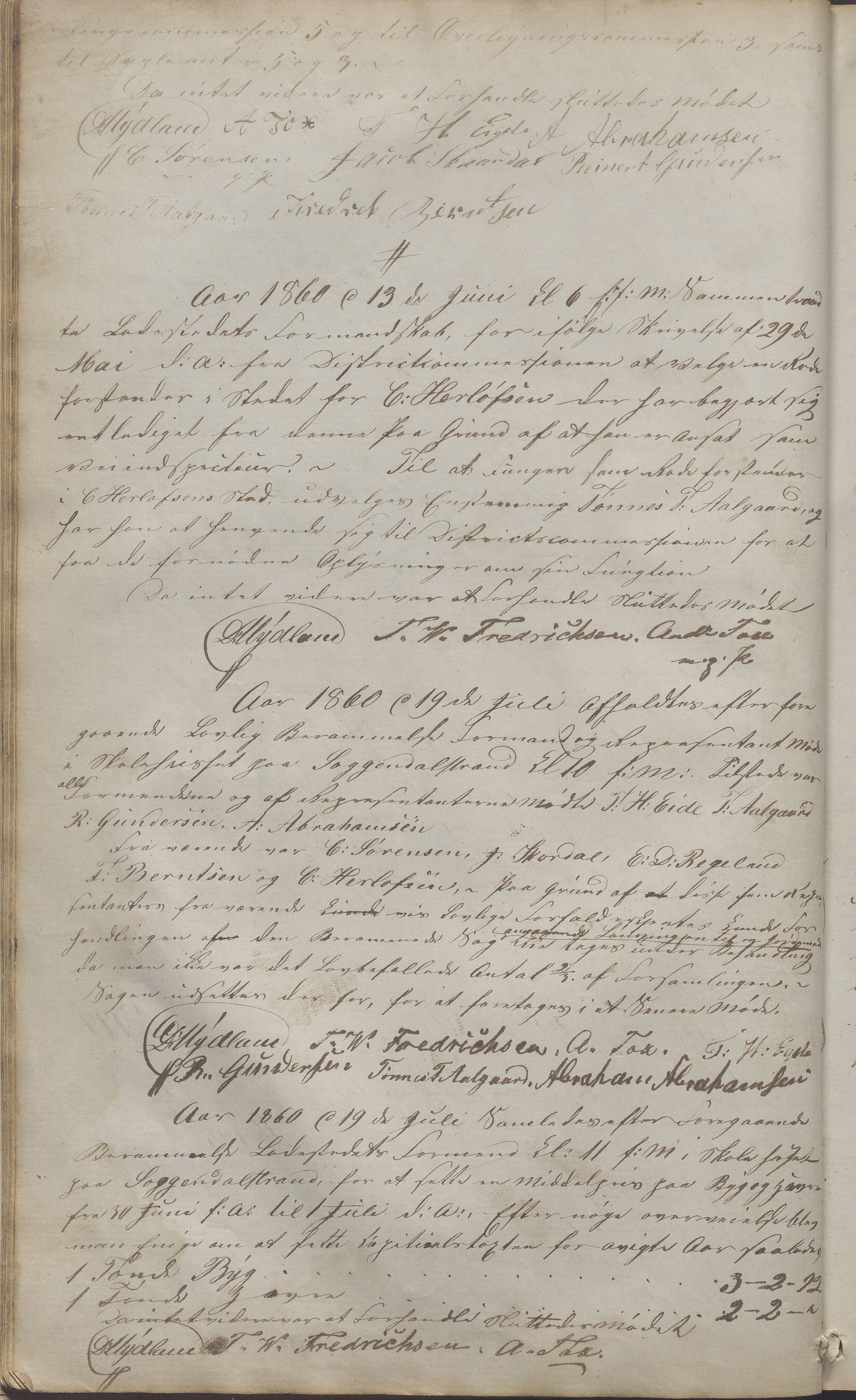 Sogndal ladested - Formannskapet/kommunestyret, IKAR/K-100052/A/L0001: Møtebok, 1858-1887, p. 18b