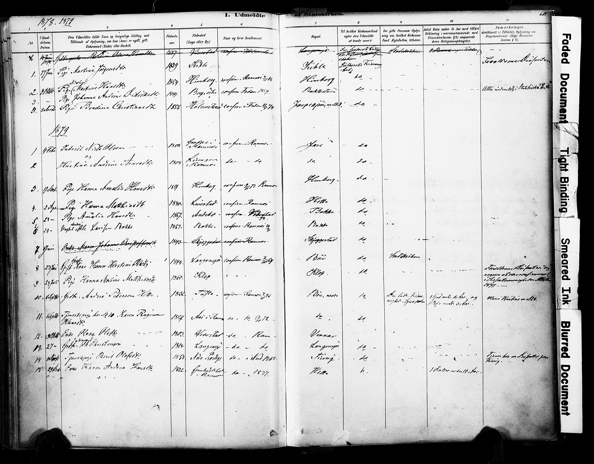 Ramnes kirkebøker, AV/SAKO-A-314/F/Fa/L0007: Parish register (official) no. I 7, 1878-1895, p. 660-661