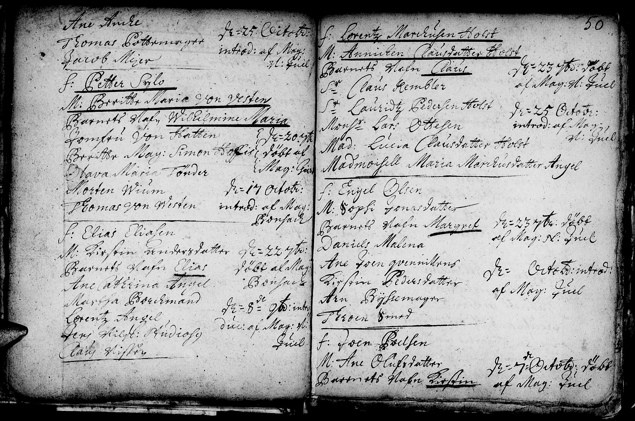 Ministerialprotokoller, klokkerbøker og fødselsregistre - Sør-Trøndelag, SAT/A-1456/601/L0034: Parish register (official) no. 601A02, 1702-1714, p. 50