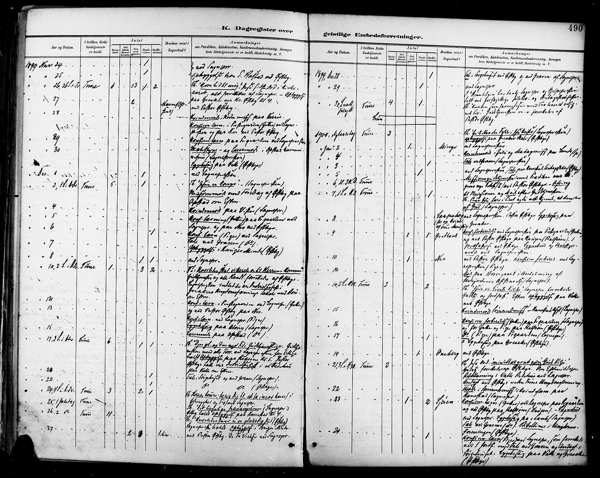 Tune prestekontor Kirkebøker, AV/SAO-A-2007/F/Fa/L0019: Parish register (official) no. 19, 1898-1904, p. 490