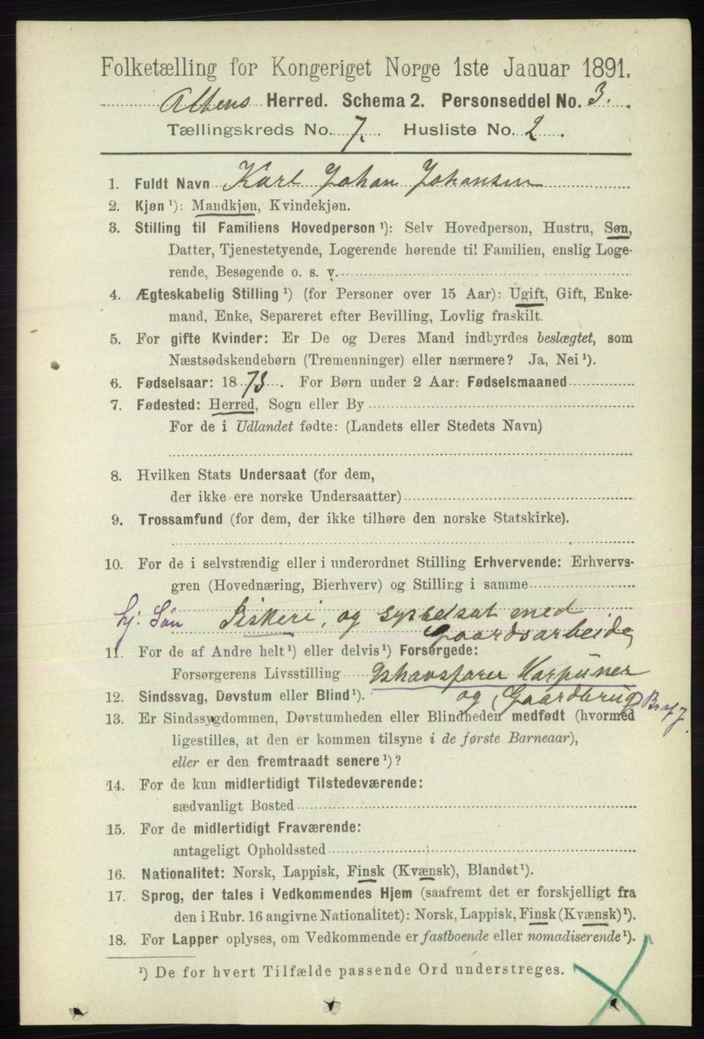 RA, 1891 census for 2012 Alta, 1891, p. 2113