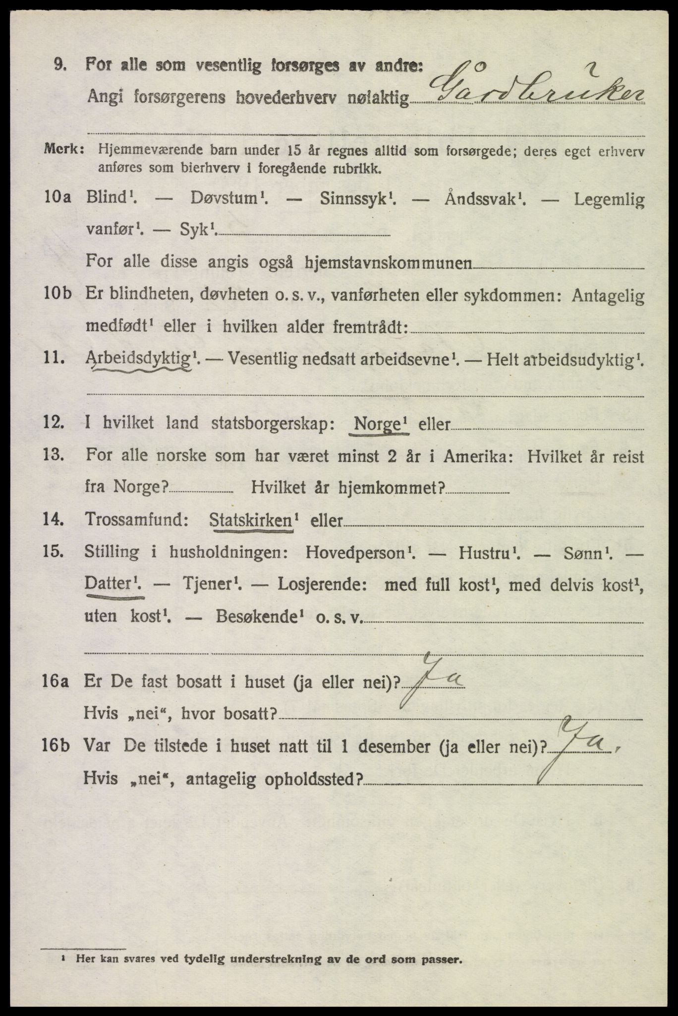 SAH, 1920 census for Sør-Odal, 1920, p. 5034