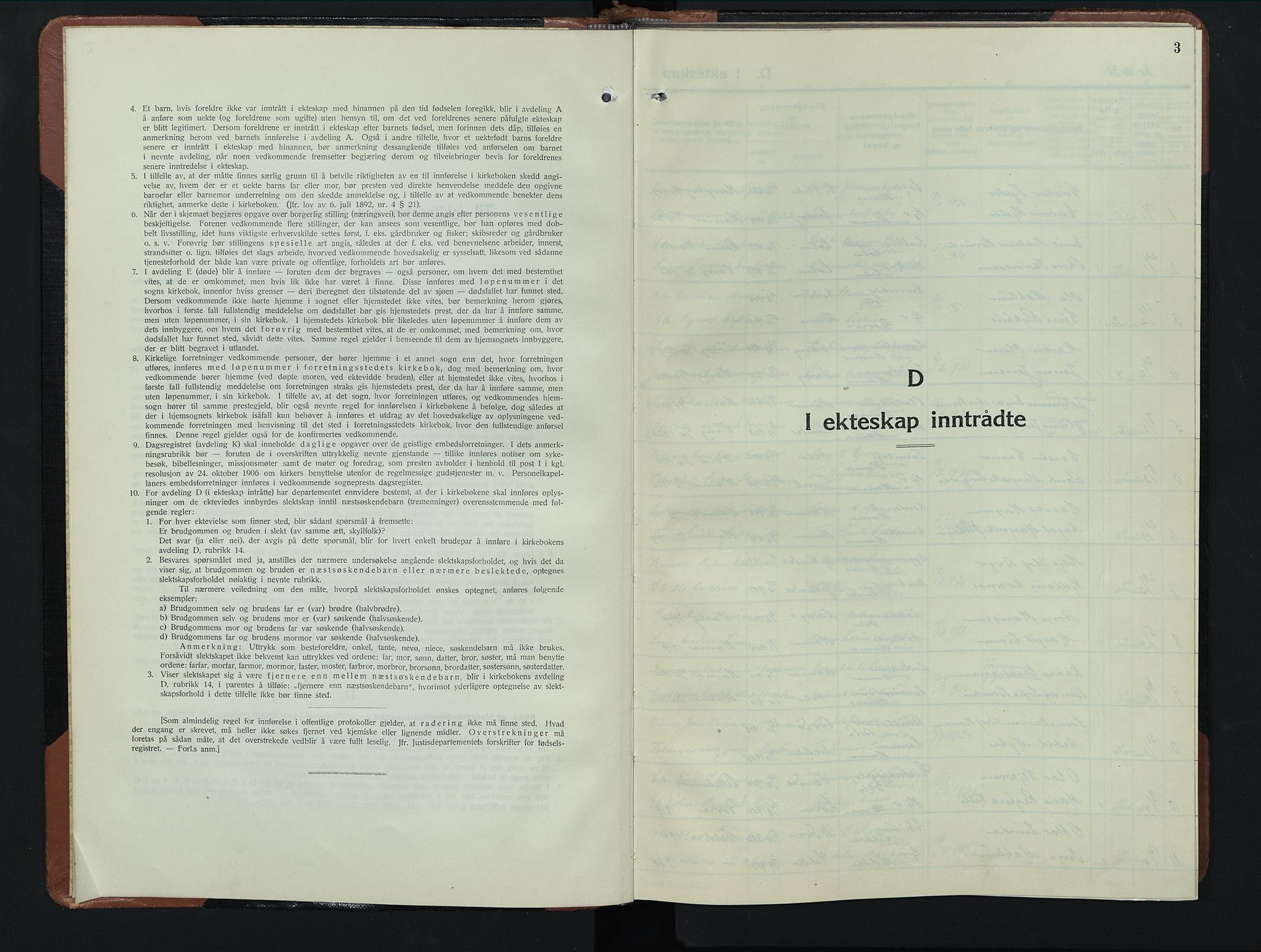 Hamar prestekontor, SAH/DOMPH-002/H/Ha/Hab/L0006: Parish register (copy) no. 6, 1931-1950, p. 3