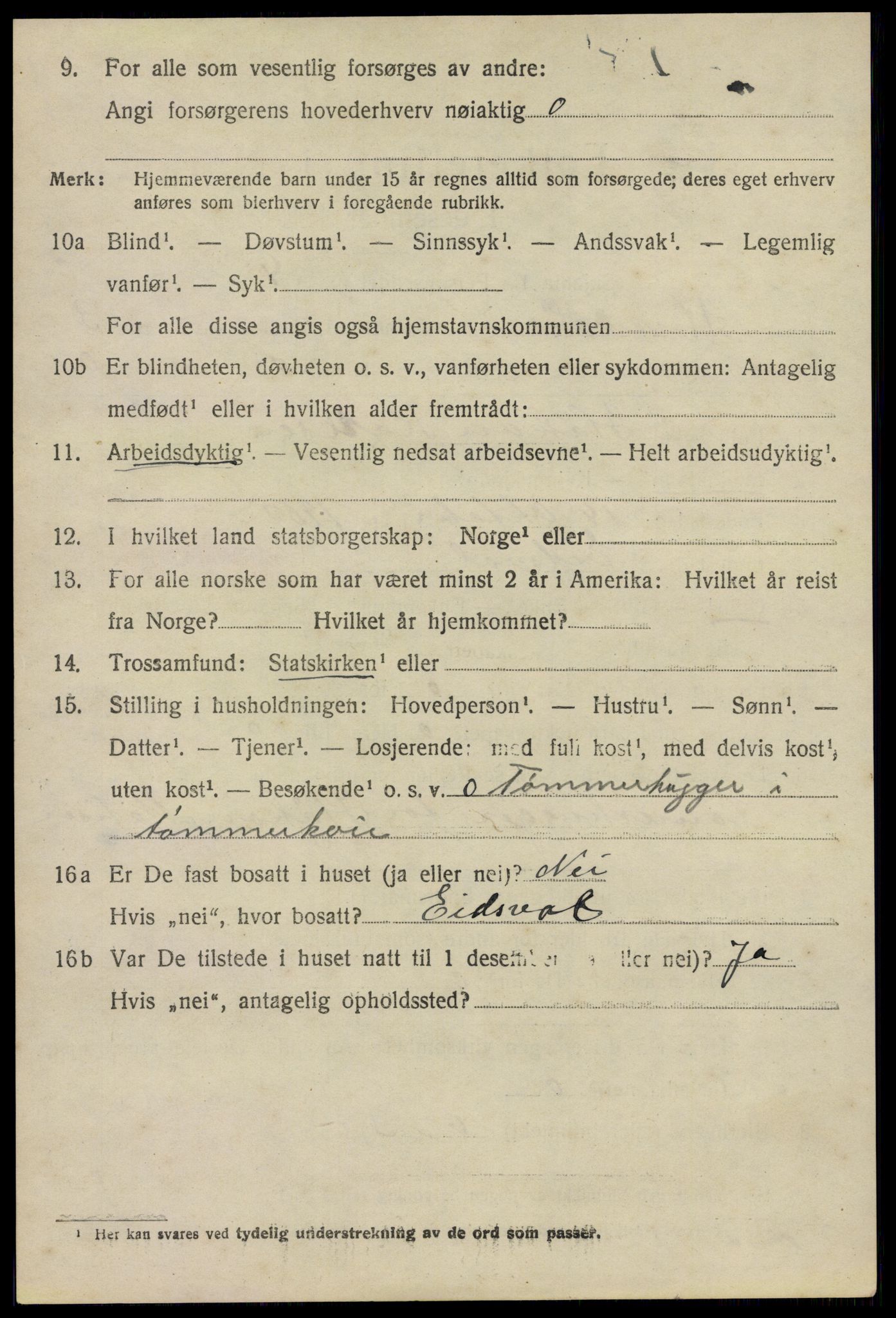 SAO, 1920 census for Hurdal, 1920, p. 2455