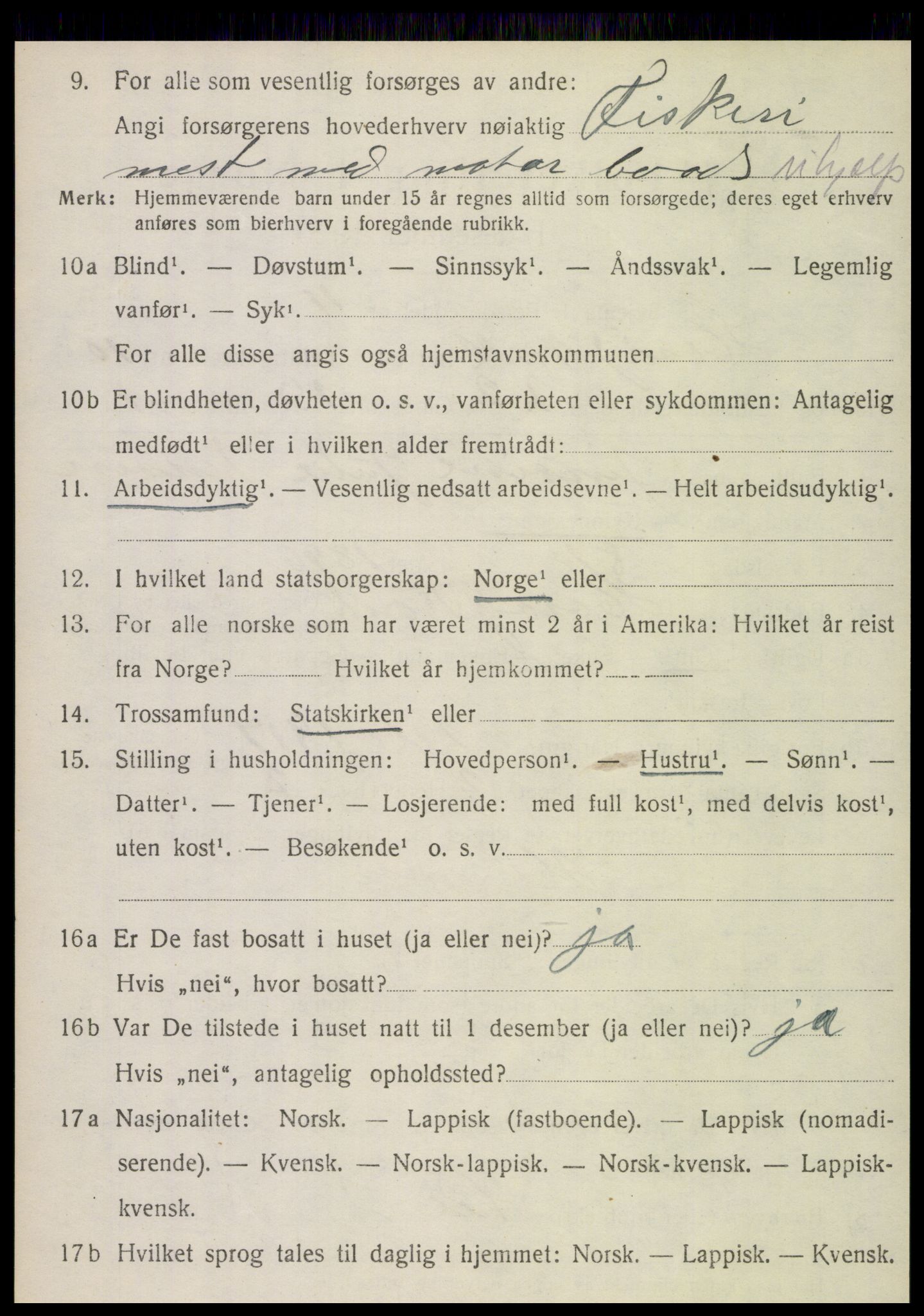 SAT, 1920 census for Herøy, 1920, p. 5903