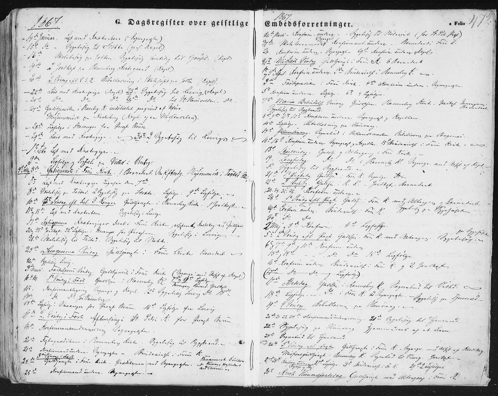 Hetland sokneprestkontor, AV/SAST-A-101826/30/30BA/L0002: Parish register (official) no. A 2, 1849-1869, p. 472