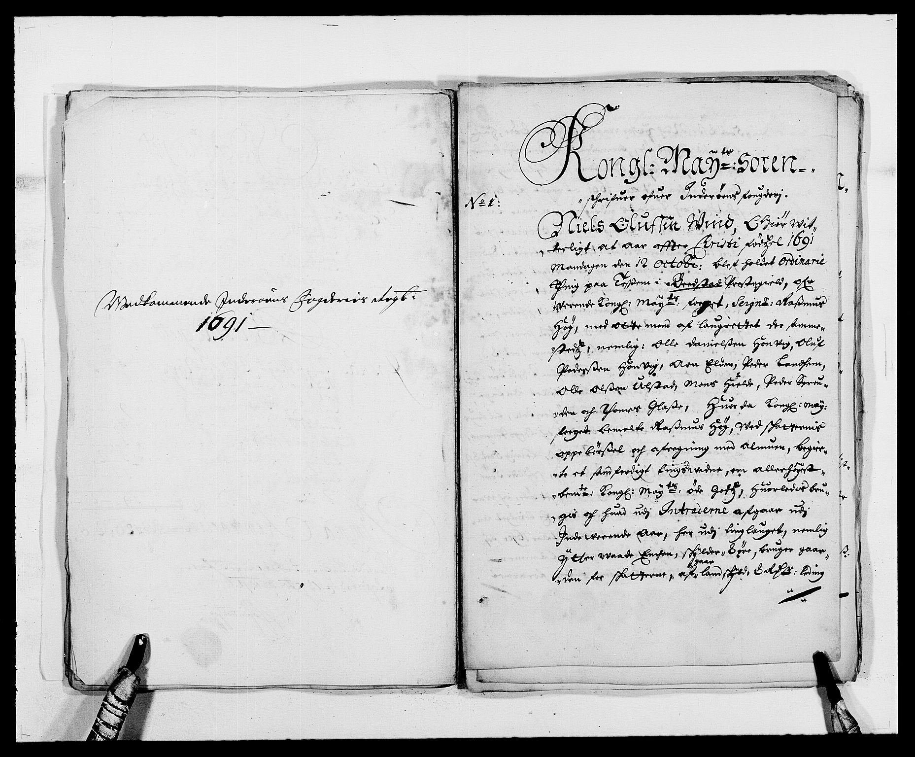 Rentekammeret inntil 1814, Reviderte regnskaper, Fogderegnskap, RA/EA-4092/R63/L4307: Fogderegnskap Inderøy, 1690-1691, p. 438