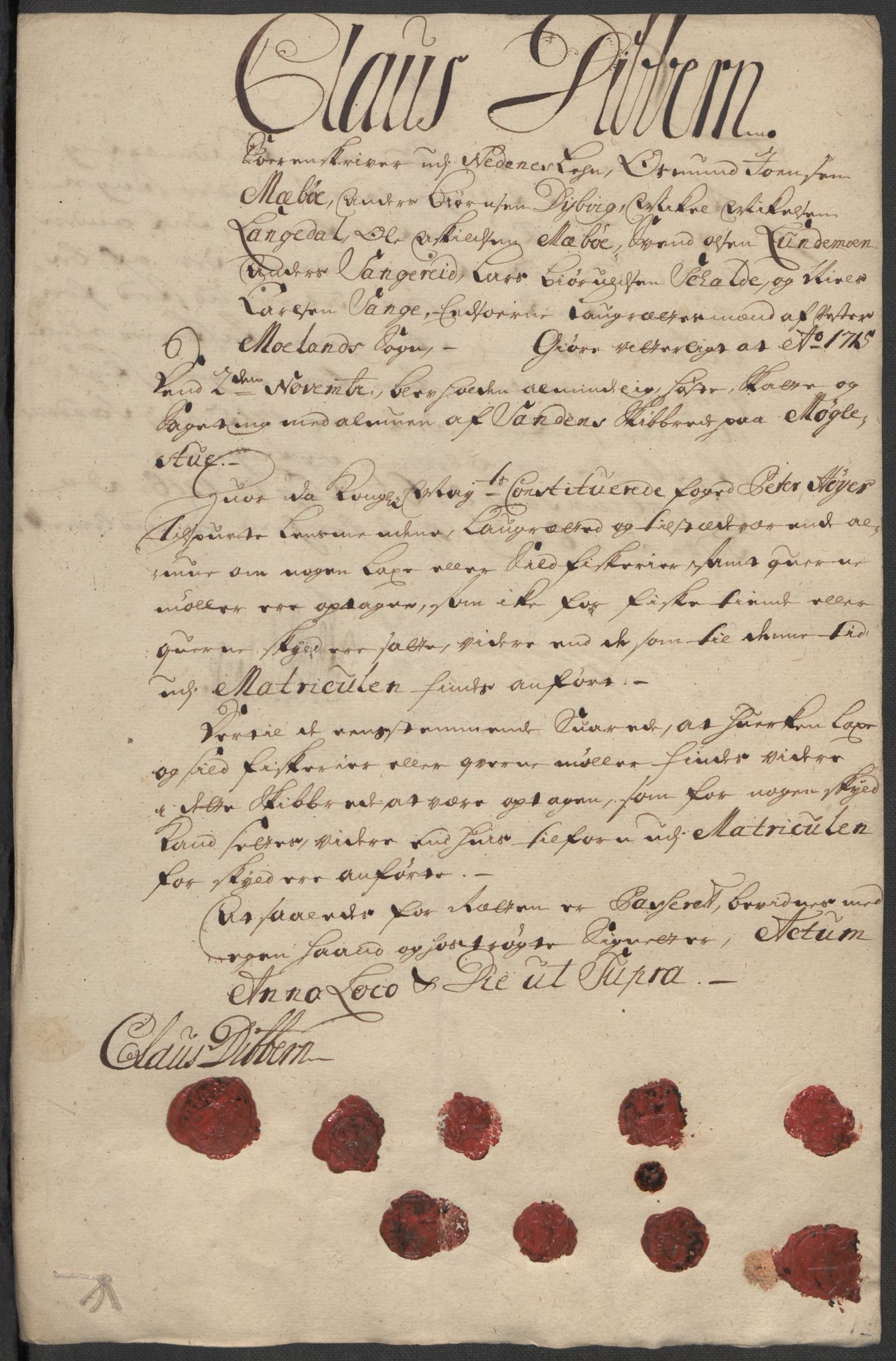 Rentekammeret inntil 1814, Reviderte regnskaper, Fogderegnskap, AV/RA-EA-4092/R39/L2323: Fogderegnskap Nedenes, 1715, p. 133