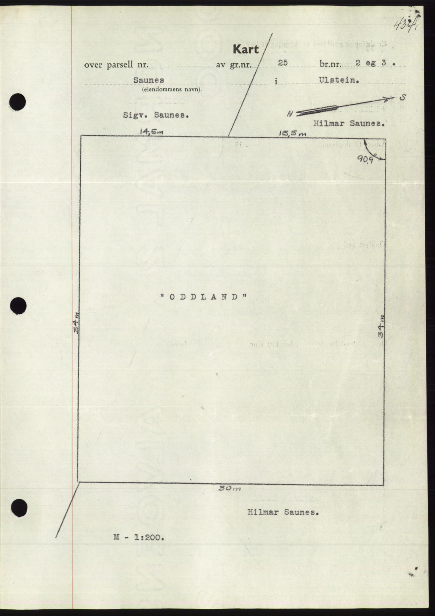 Søre Sunnmøre sorenskriveri, AV/SAT-A-4122/1/2/2C/L0071: Mortgage book no. 65, 1941-1941, Diary no: : 907/1941