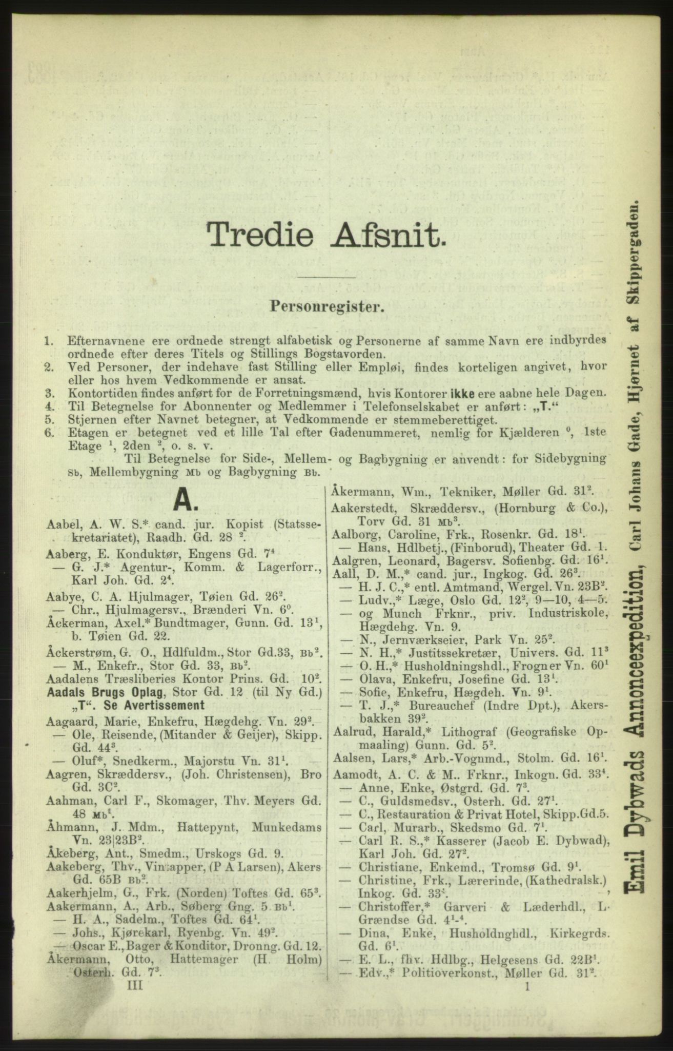 Kristiania/Oslo adressebok, PUBL/-, 1886, p. 121