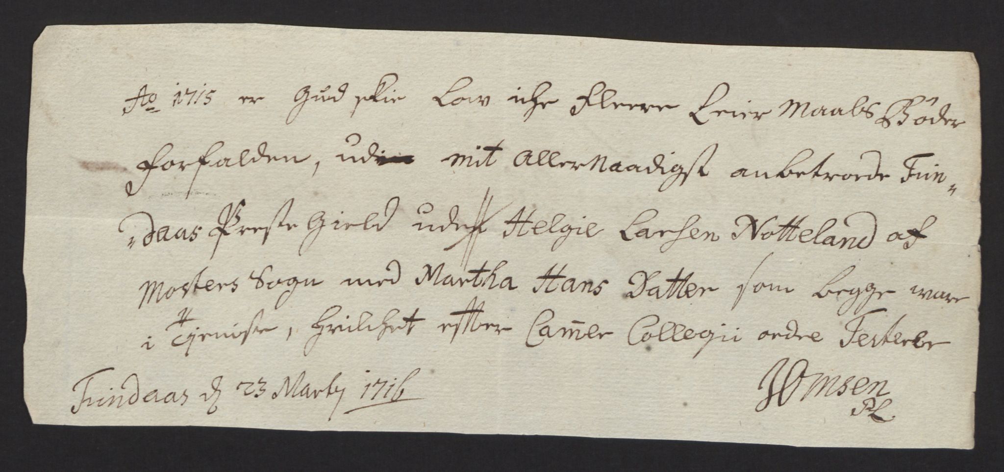 Rentekammeret inntil 1814, Reviderte regnskaper, Fogderegnskap, AV/RA-EA-4092/R48/L2991: Fogderegnskap Sunnhordland og Hardanger, 1715, p. 180