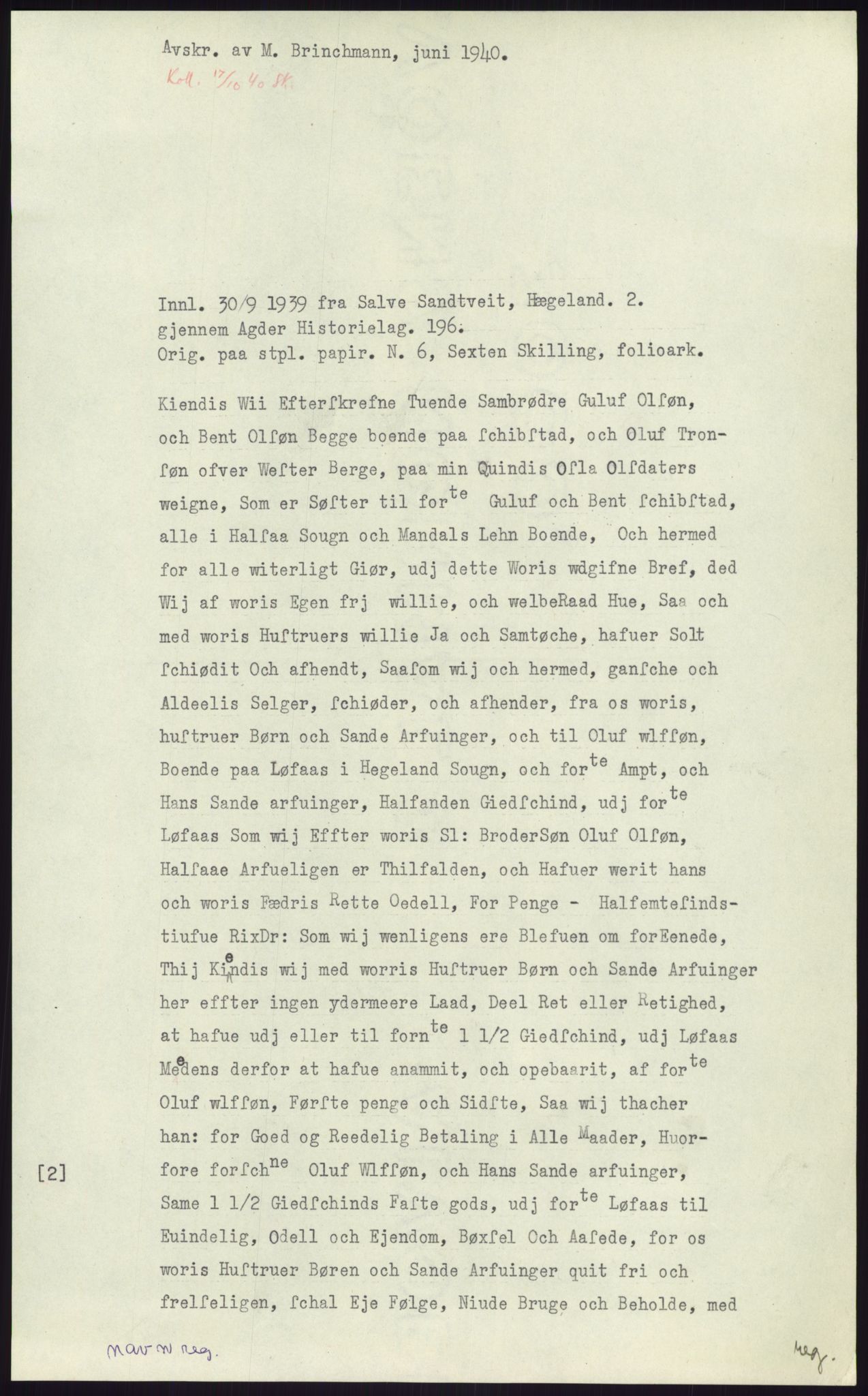 Samlinger til kildeutgivelse, Diplomavskriftsamlingen, RA/EA-4053/H/Ha, p. 2736