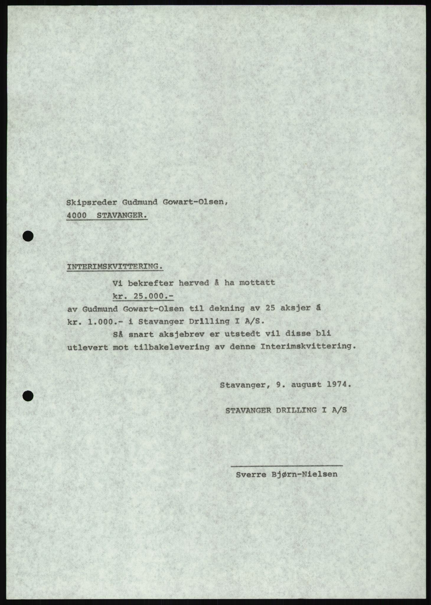 Pa 1503 - Stavanger Drilling AS, AV/SAST-A-101906/D/L0006: Korrespondanse og saksdokumenter, 1974-1984, p. 589