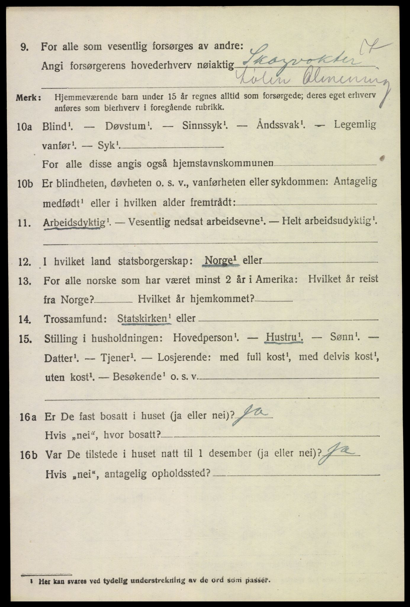 SAH, 1920 census for Løten, 1920, p. 9944