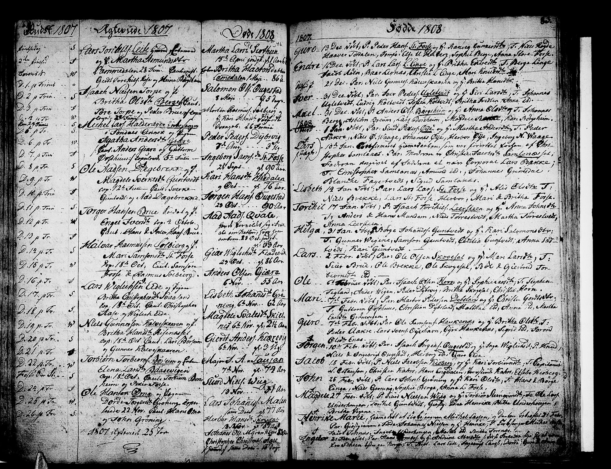 Strandebarm sokneprestembete, AV/SAB-A-78401/H/Haa: Parish register (official) no. A 4, 1788-1817, p. 83