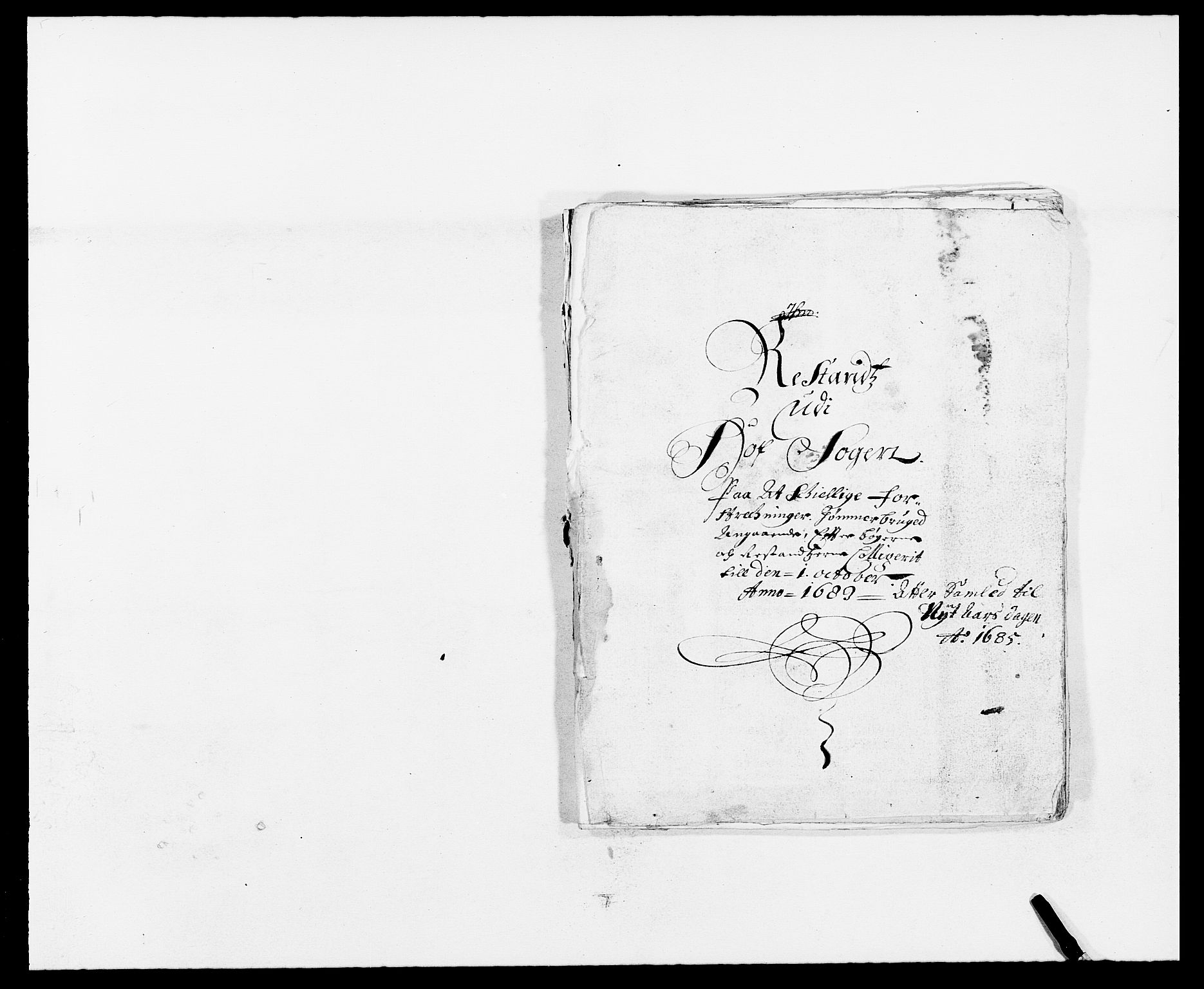 Rentekammeret inntil 1814, Reviderte regnskaper, Fogderegnskap, RA/EA-4092/R13/L0822: Fogderegnskap Solør, Odal og Østerdal, 1685, p. 263