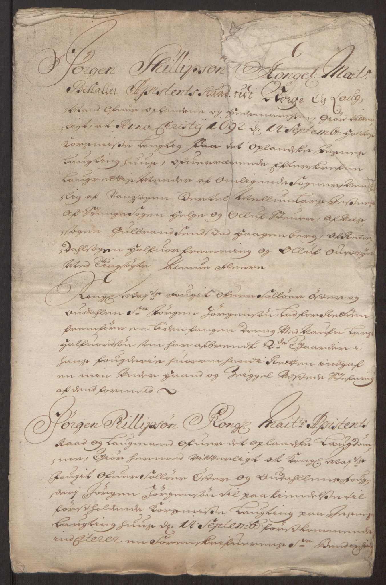 Rentekammeret inntil 1814, Reviderte regnskaper, Fogderegnskap, AV/RA-EA-4092/R13/L0830: Fogderegnskap Solør, Odal og Østerdal, 1692, p. 322