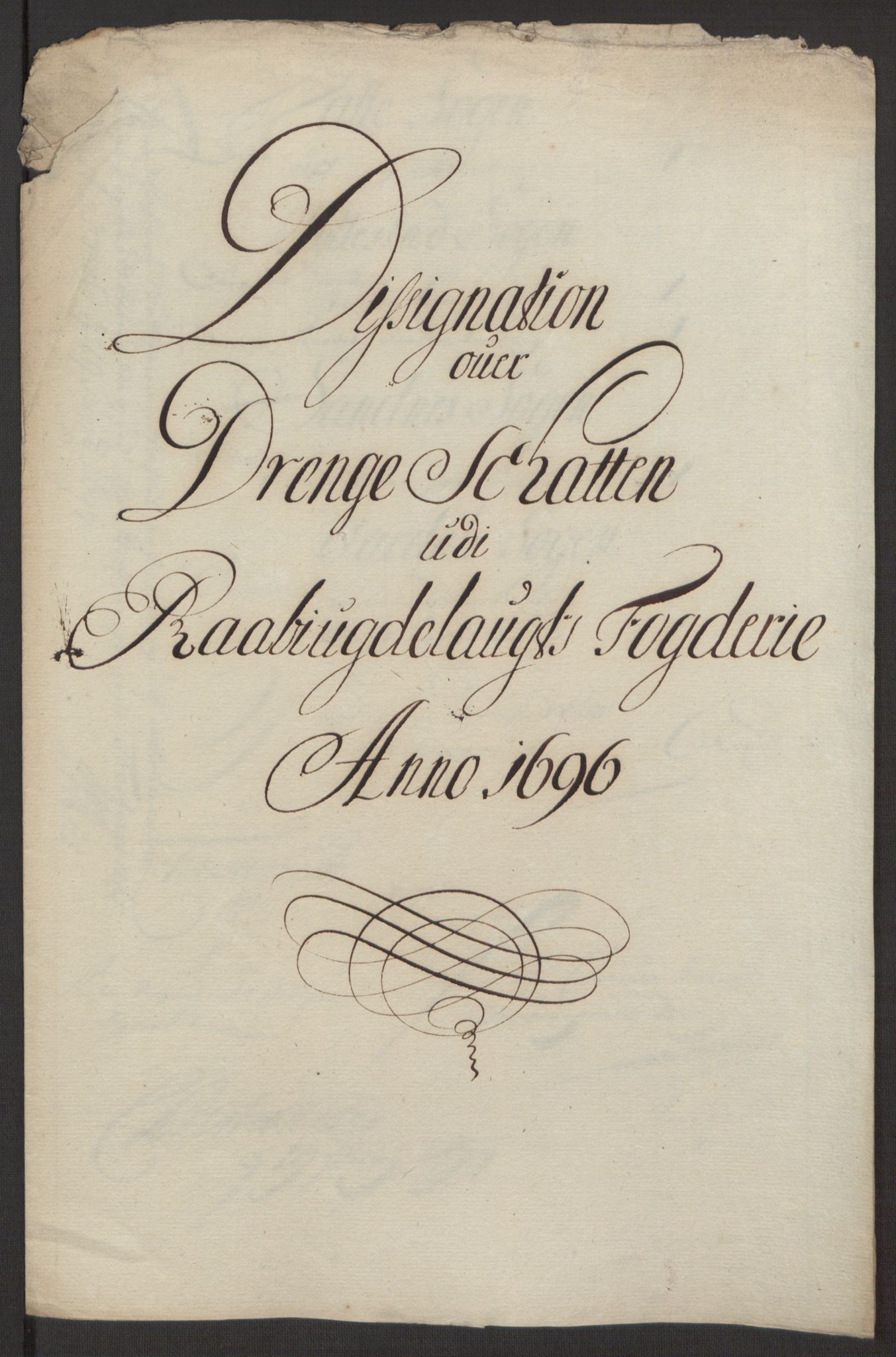 Rentekammeret inntil 1814, Reviderte regnskaper, Fogderegnskap, RA/EA-4092/R40/L2444: Fogderegnskap Råbyggelag, 1693-1696, p. 318