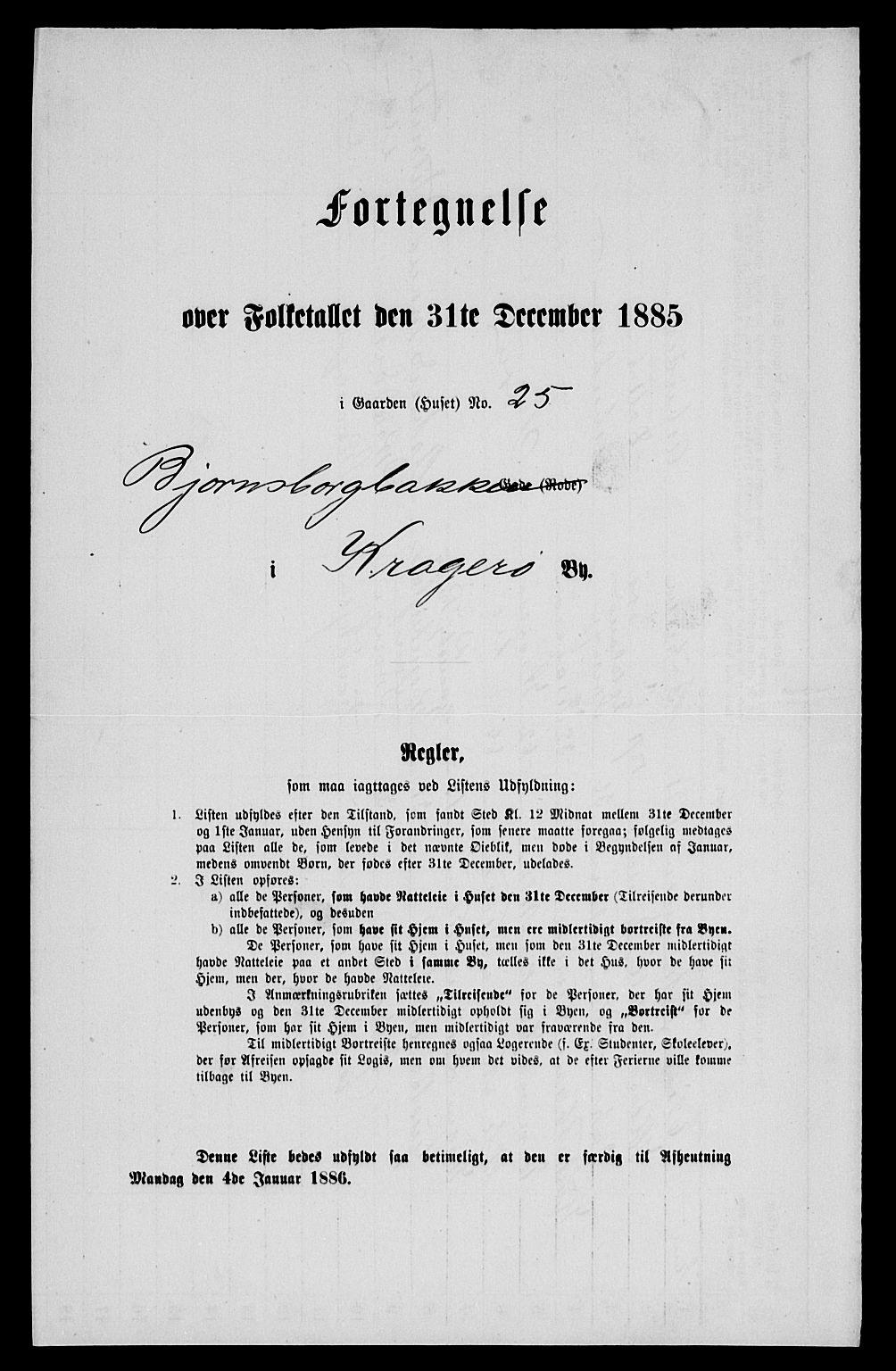 SAKO, 1885 census for 0801 Kragerø, 1885, p. 934