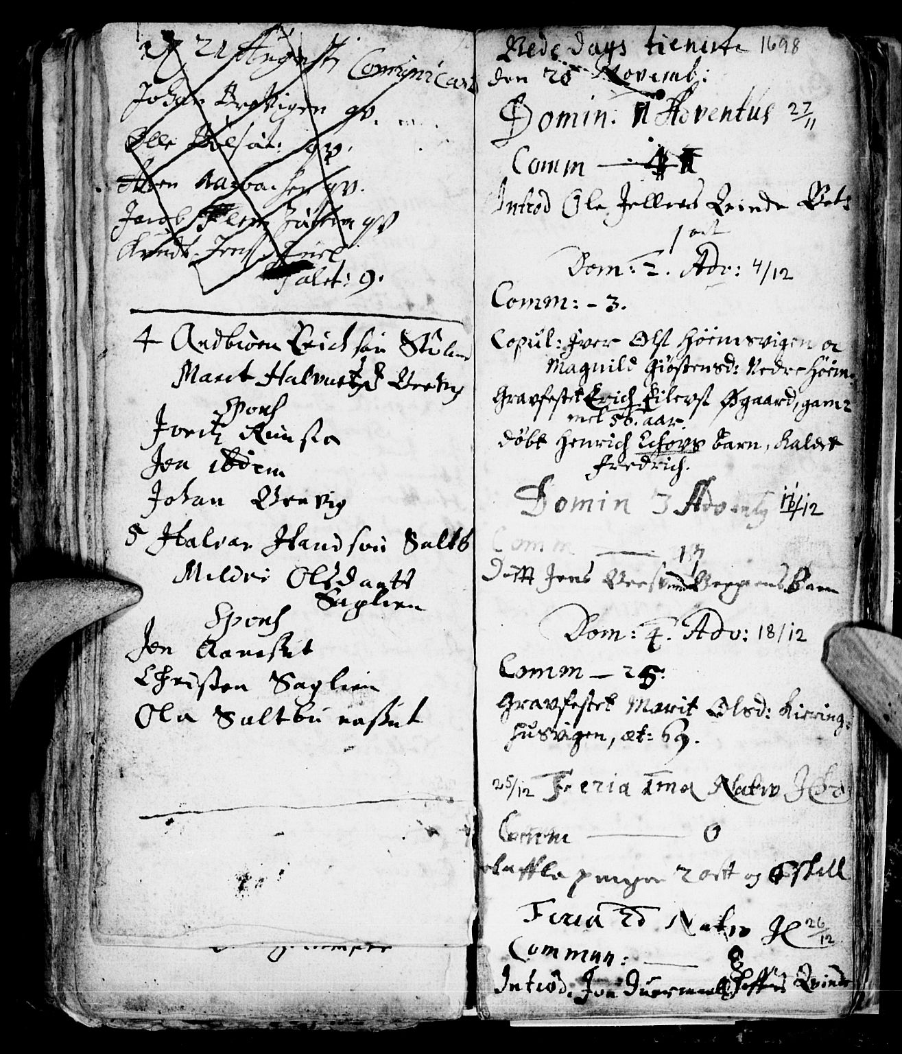Ministerialprotokoller, klokkerbøker og fødselsregistre - Møre og Romsdal, AV/SAT-A-1454/586/L0976: Parish register (official) no. 586A02, 1664-1702