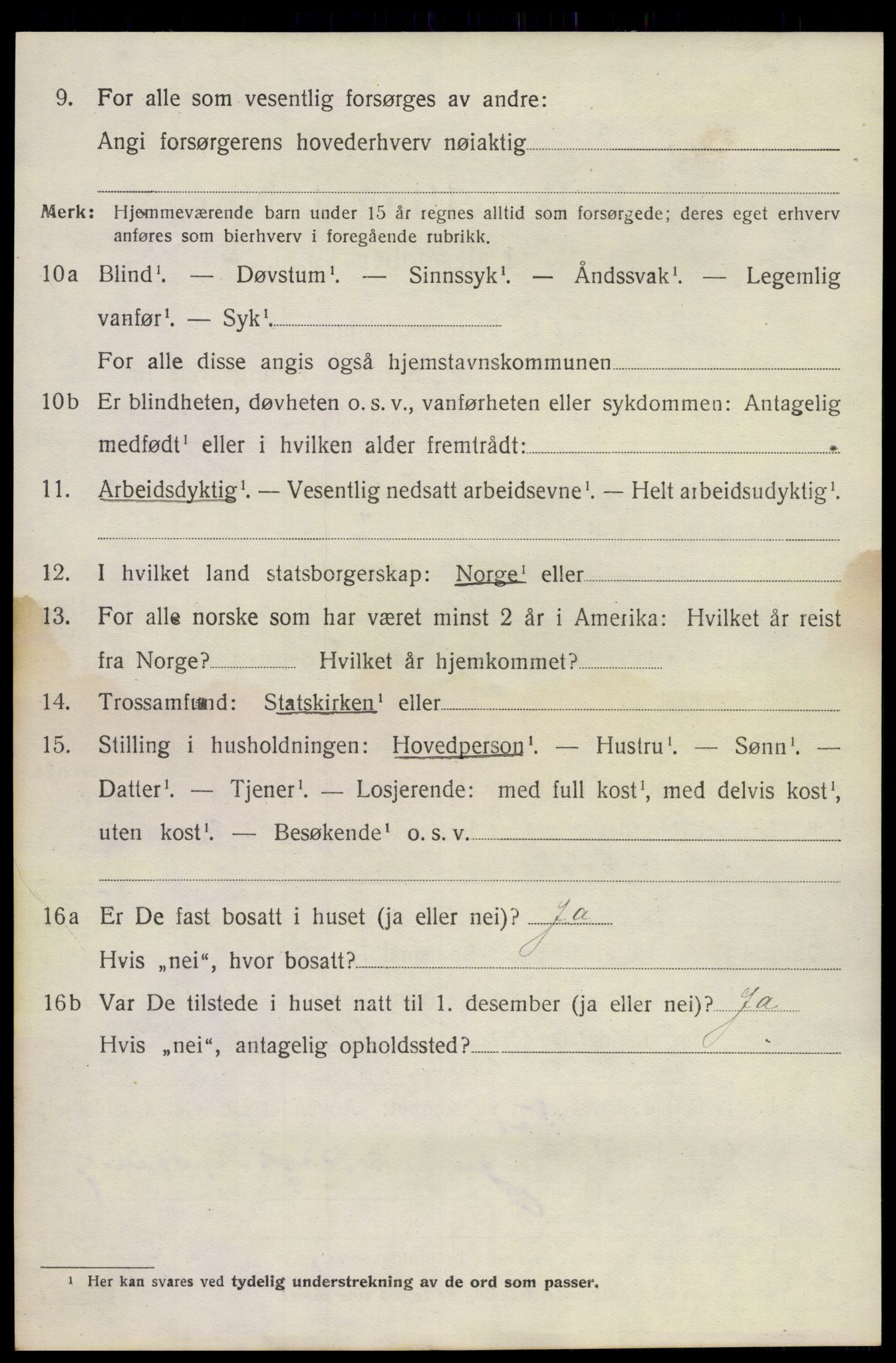 SAKO, 1920 census for Holla, 1920, p. 7966