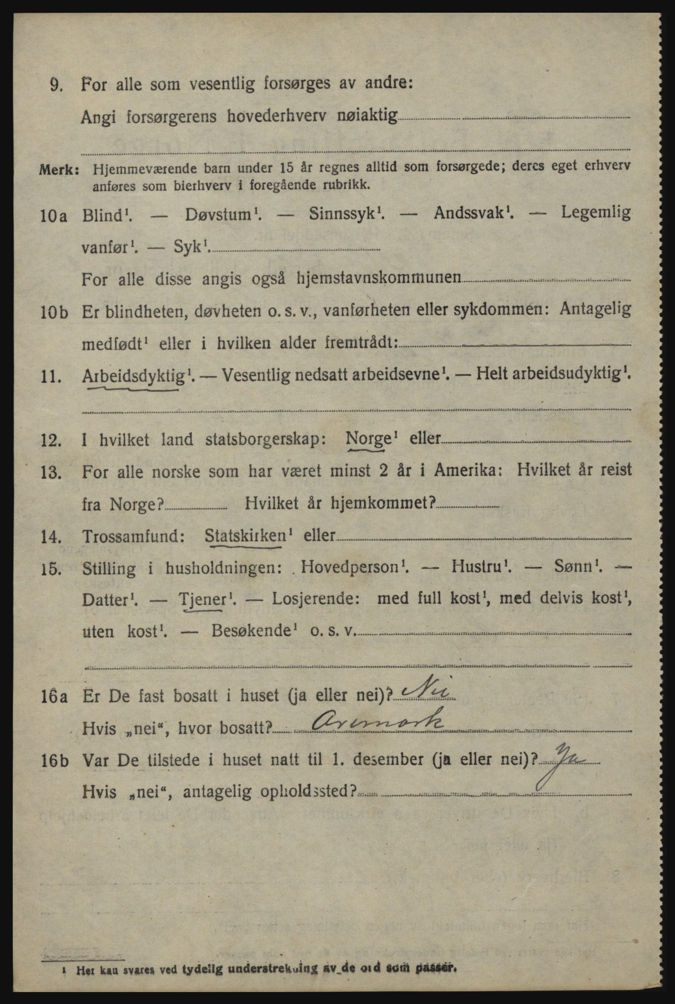 SAO, 1920 census for Idd, 1920, p. 2281