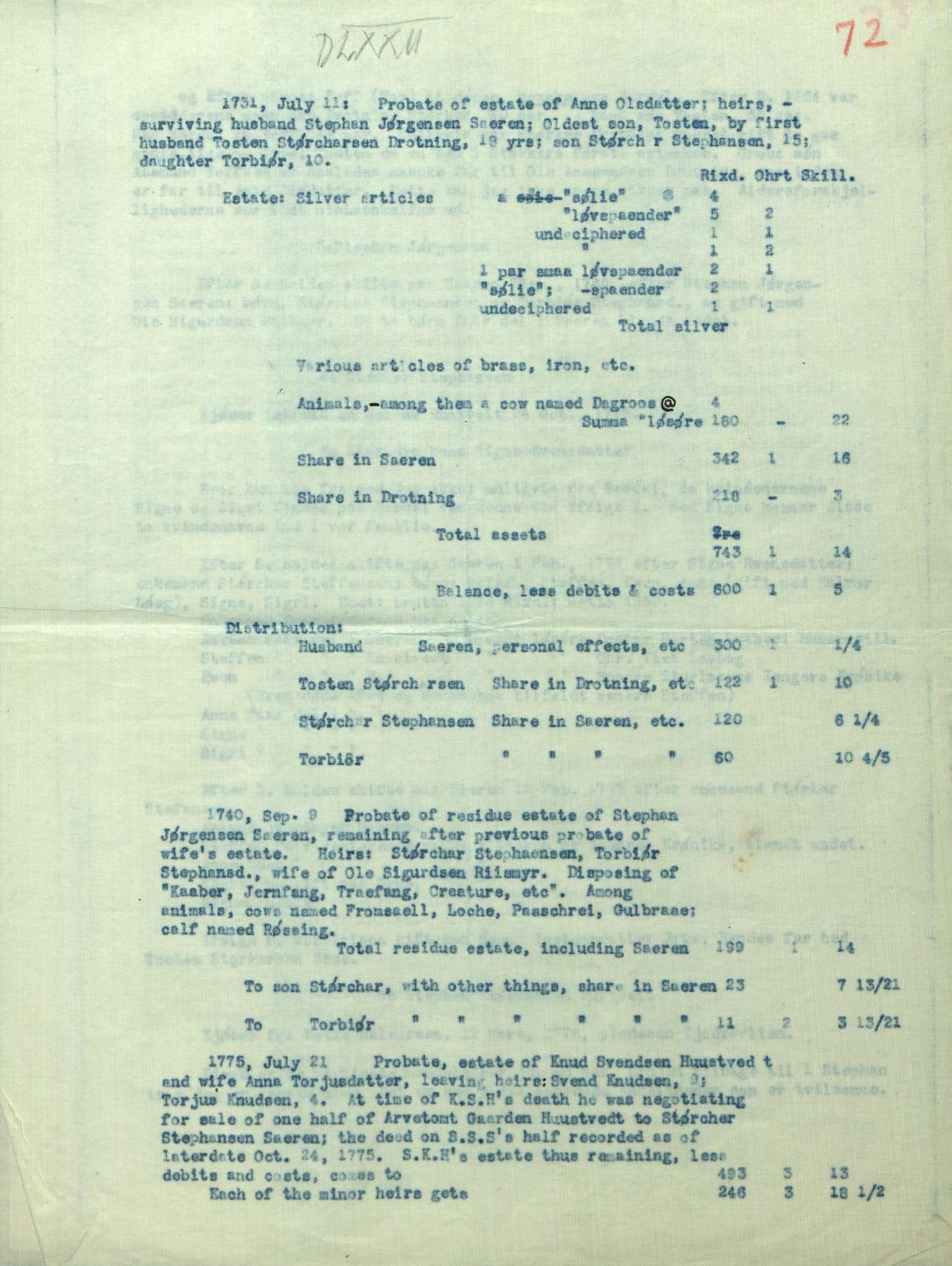 Rikard Berge, TEMU/TGM-A-1003/F/L0017/0022: 551-599 / 572 Brev o.a., 1910-1950, p. 72