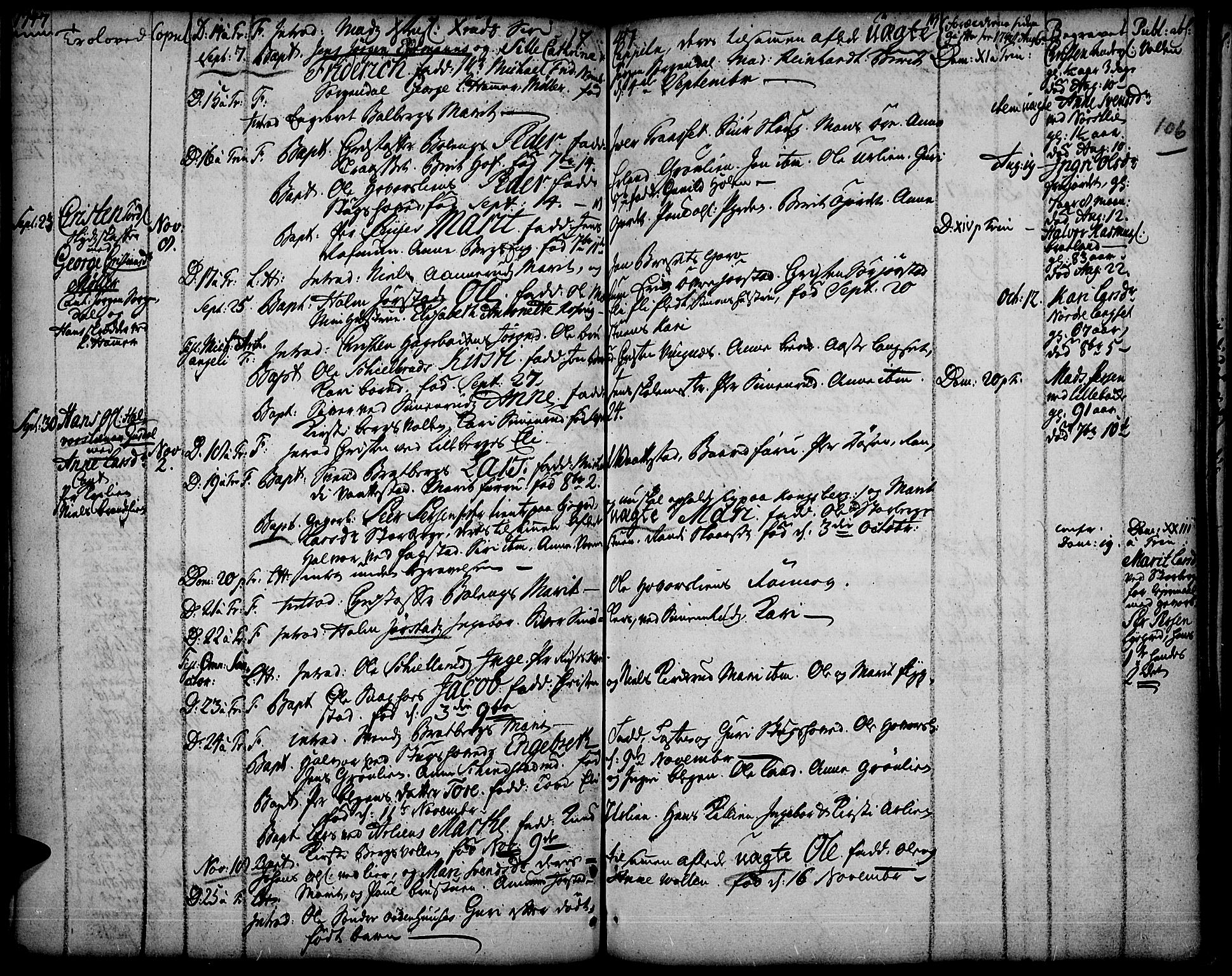 Fåberg prestekontor, AV/SAH-PREST-086/H/Ha/Haa/L0001: Parish register (official) no. 1, 1727-1775, p. 106