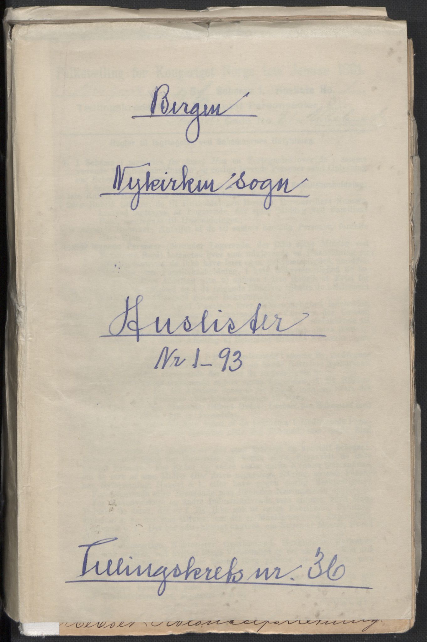 RA, 1891 Census for 1301 Bergen, 1891, p. 5782
