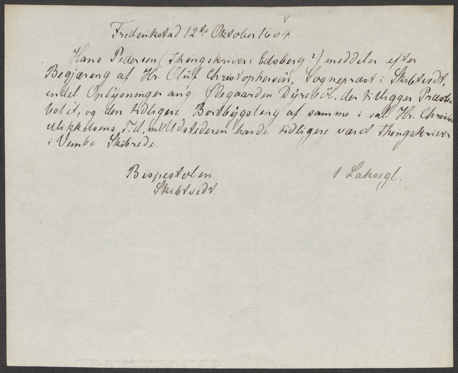 Riksarkivets diplomsamling, AV/RA-EA-5965/F15/L0002: Prestearkiv - Østfold, 1572-1683, p. 40