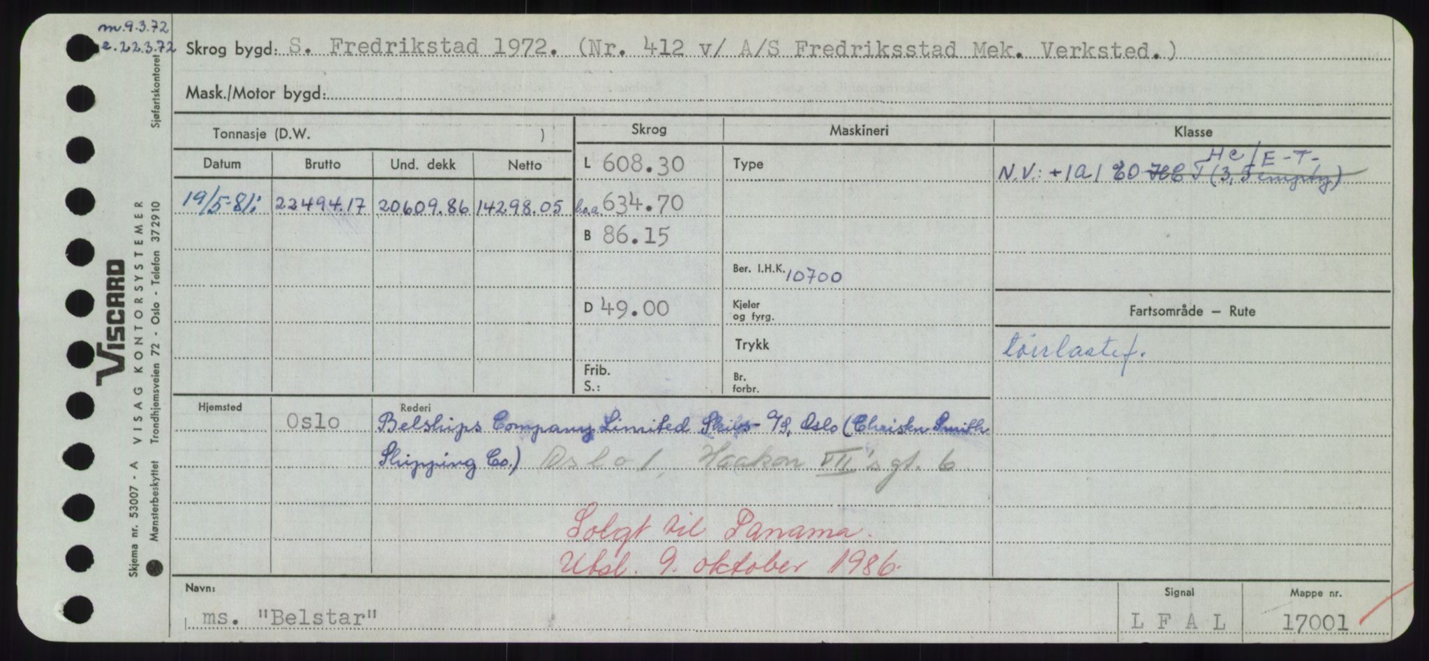 Sjøfartsdirektoratet med forløpere, Skipsmålingen, RA/S-1627/H/Hd/L0003: Fartøy, B-Bev, p. 571