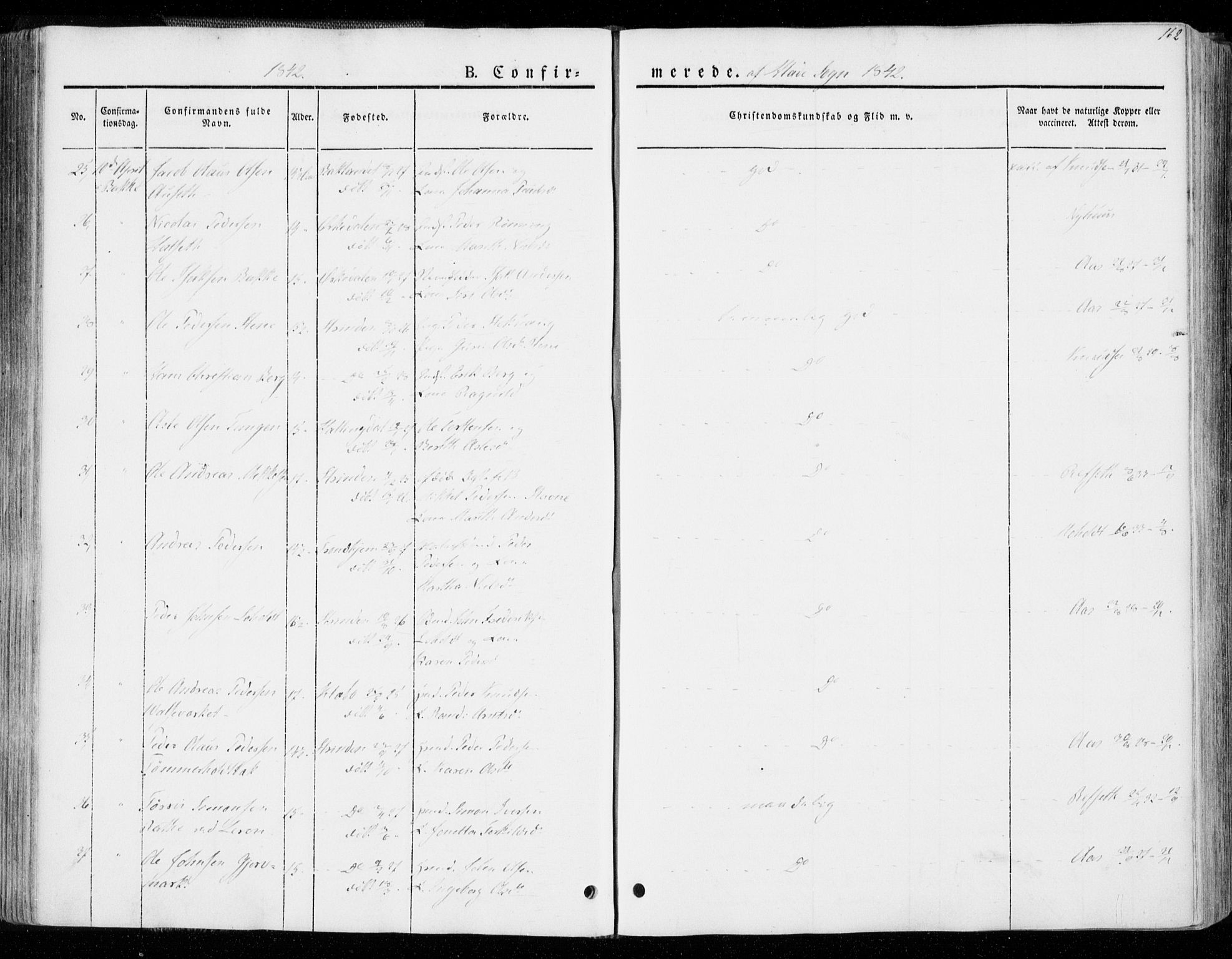 Ministerialprotokoller, klokkerbøker og fødselsregistre - Sør-Trøndelag, SAT/A-1456/606/L0290: Parish register (official) no. 606A05, 1841-1847, p. 162