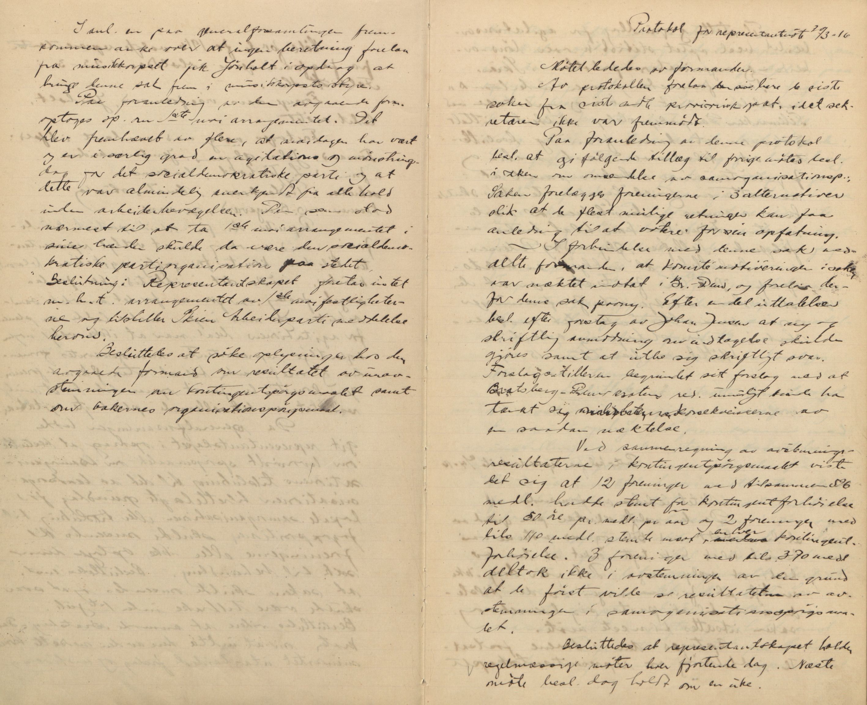 Skien faglige Samorganisasjon, AAT/AAT-806032/A/L0002: Møtebok, 1916-1919