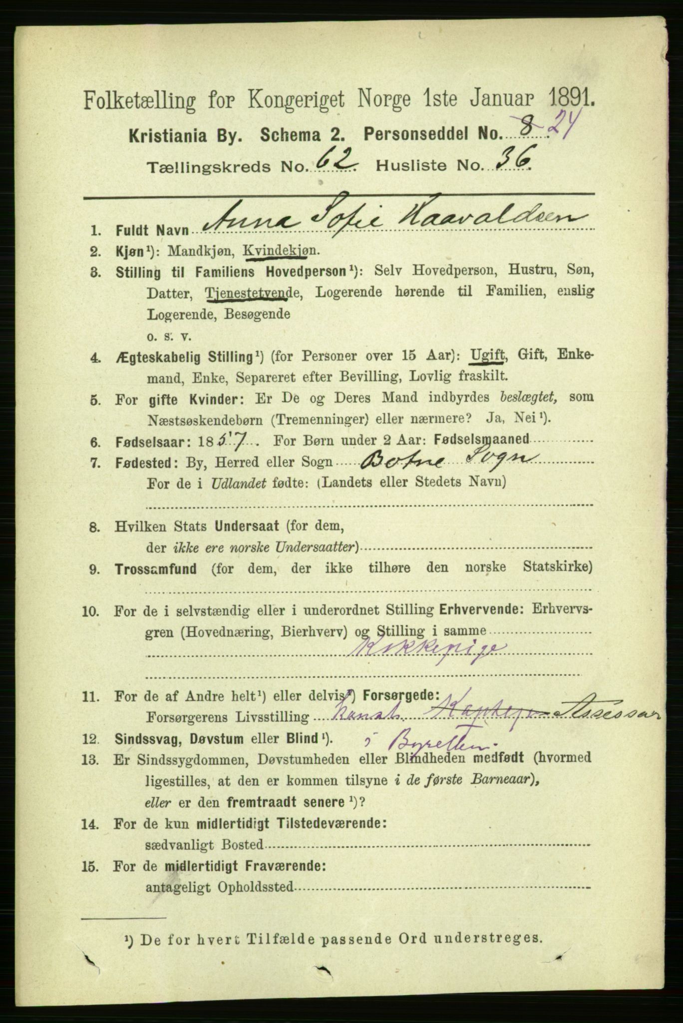 RA, 1891 census for 0301 Kristiania, 1891, p. 33769