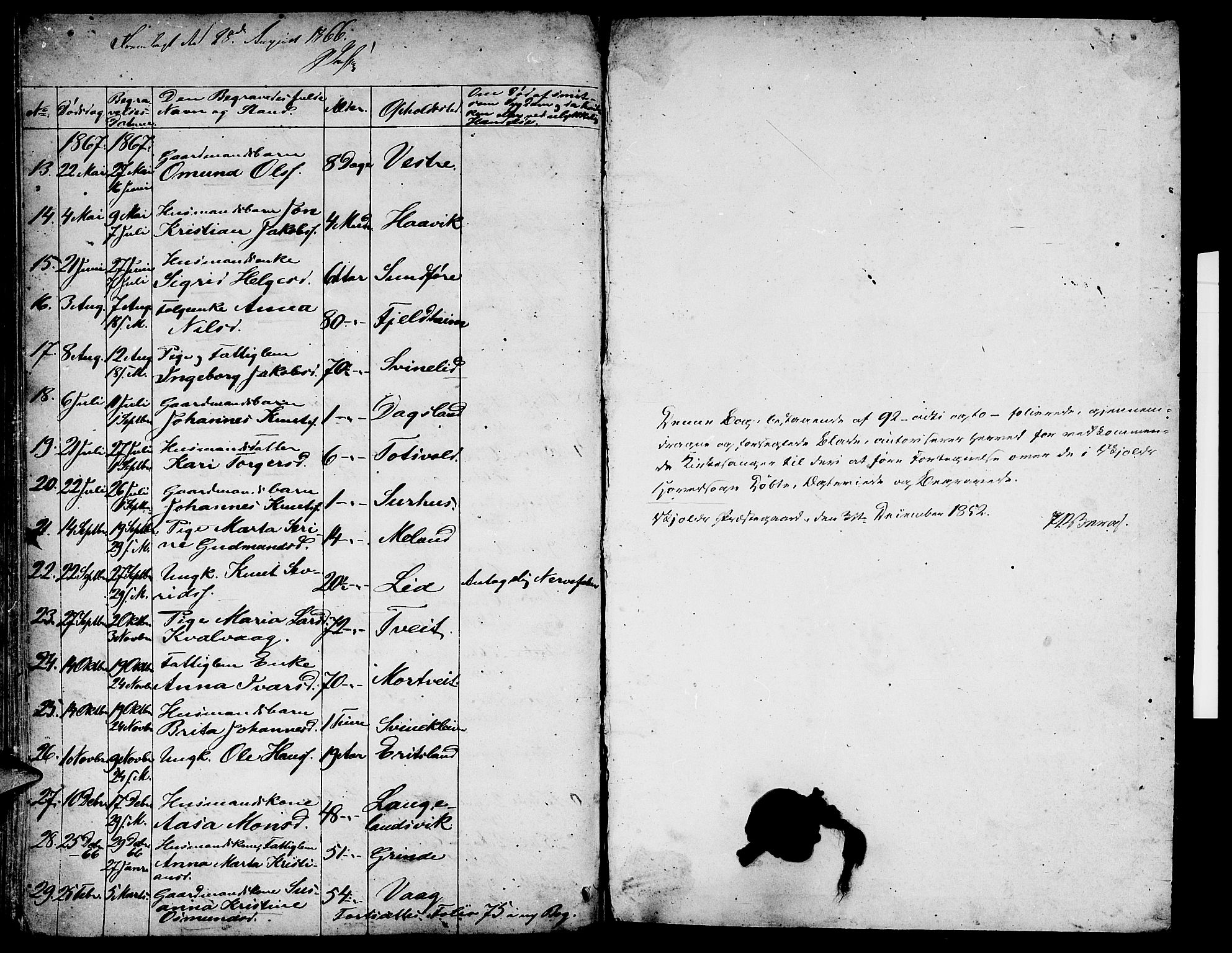 Skjold sokneprestkontor, AV/SAST-A-101847/H/Ha/Hab/L0003: Parish register (copy) no. B 3, 1850-1867