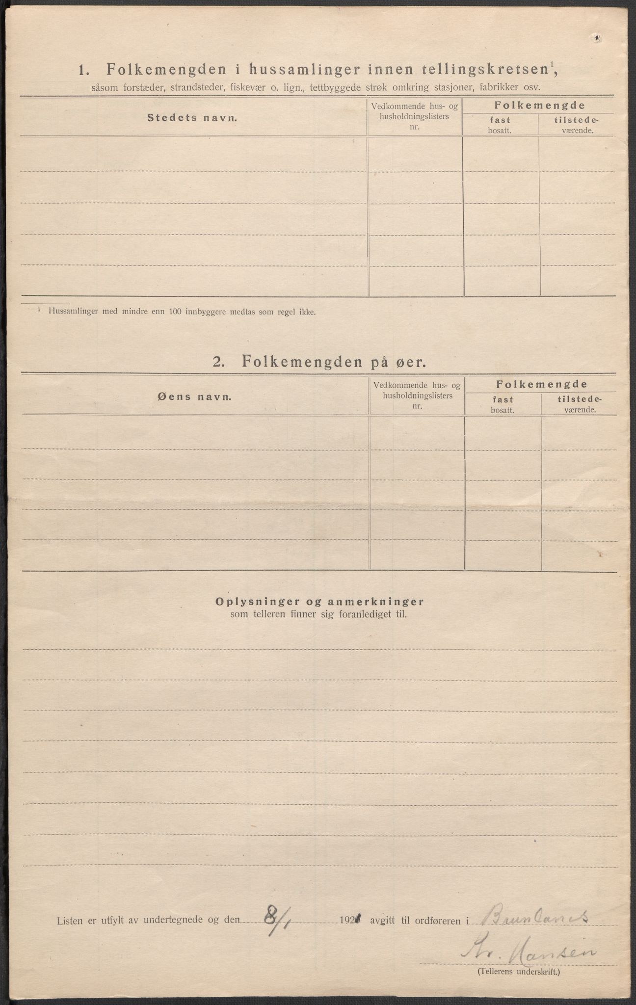 SAKO, 1920 census for Brunlanes, 1920, p. 28