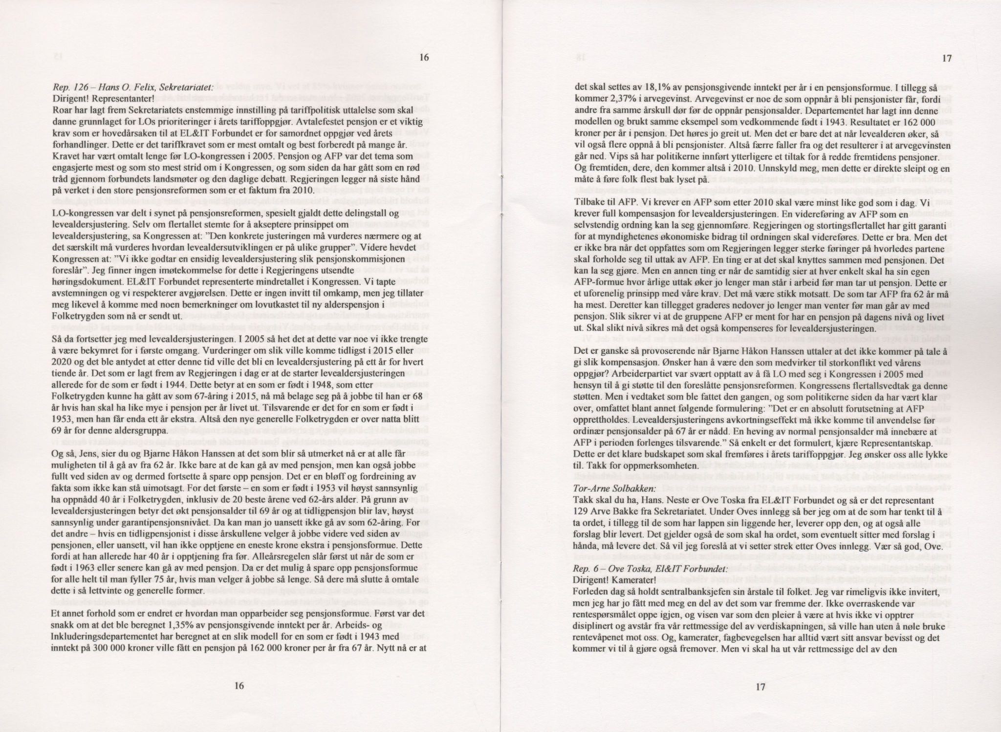Landsorganisasjonen i Norge, AAB/ARK-1579, 1993-2008, p. 951