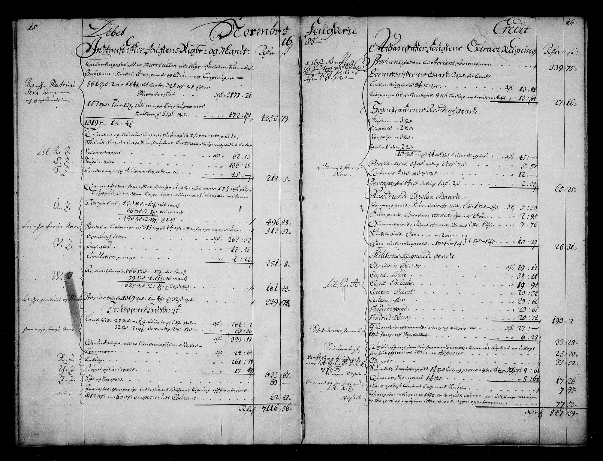 Rentekammeret inntil 1814, Reviderte regnskaper, Stiftamtstueregnskaper, Trondheim stiftamt og Nordland amt, AV/RA-EA-6044/R/Rg/L0087: Trondheim stiftamt og Nordland amt, 1680-1685