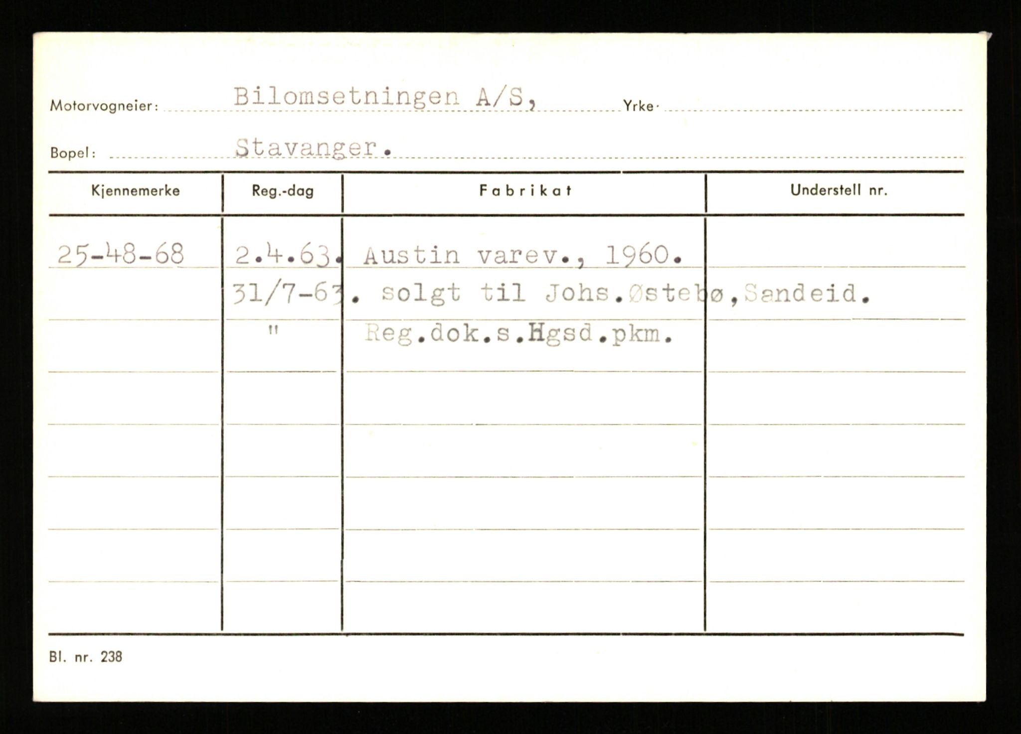 Stavanger trafikkstasjon, AV/SAST-A-101942/0/G/L0011: Registreringsnummer: 240000 - 363477, 1930-1971, p. 539