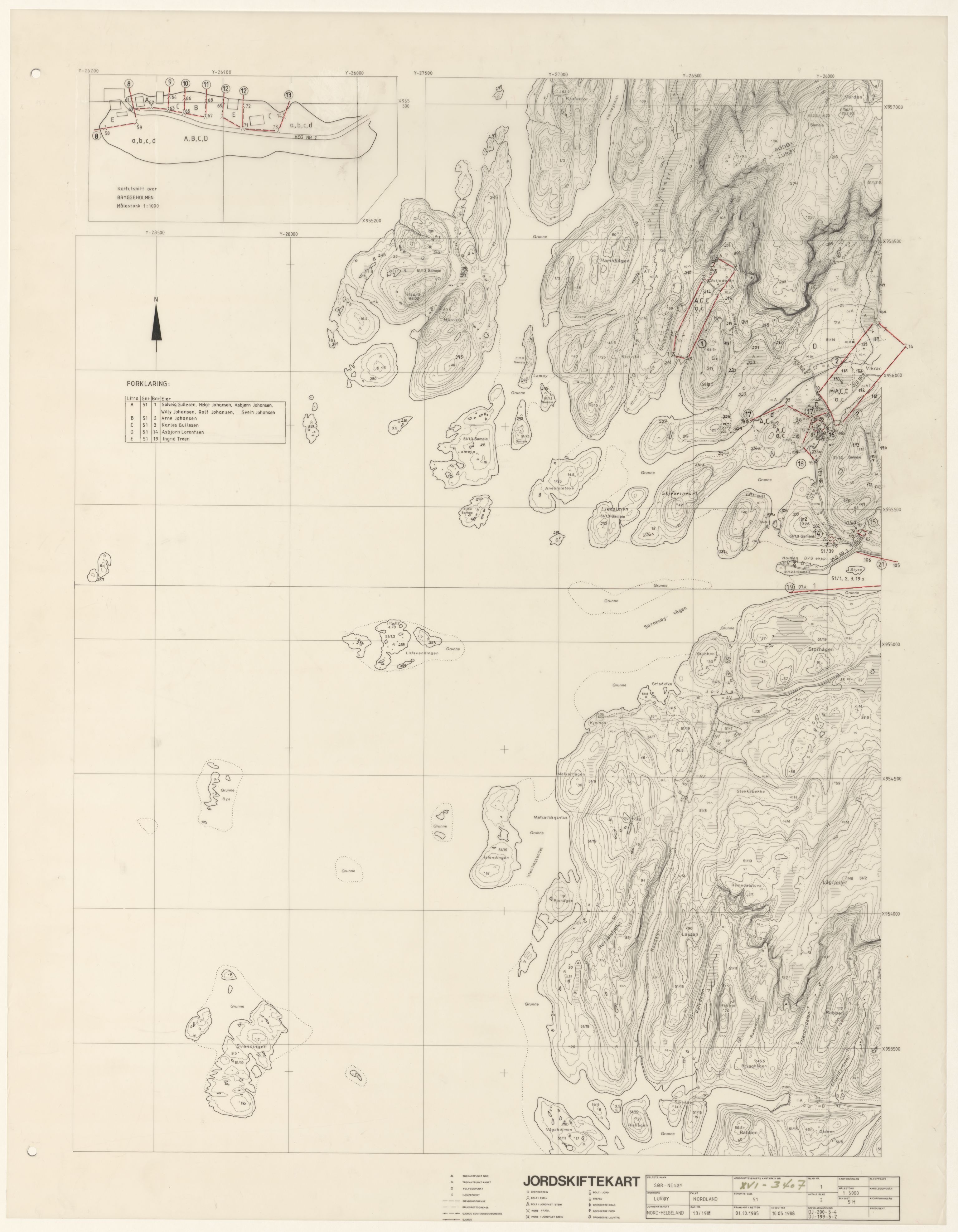 Jordskifteverkets kartarkiv, RA/S-3929/T, 1859-1988, p. 4436