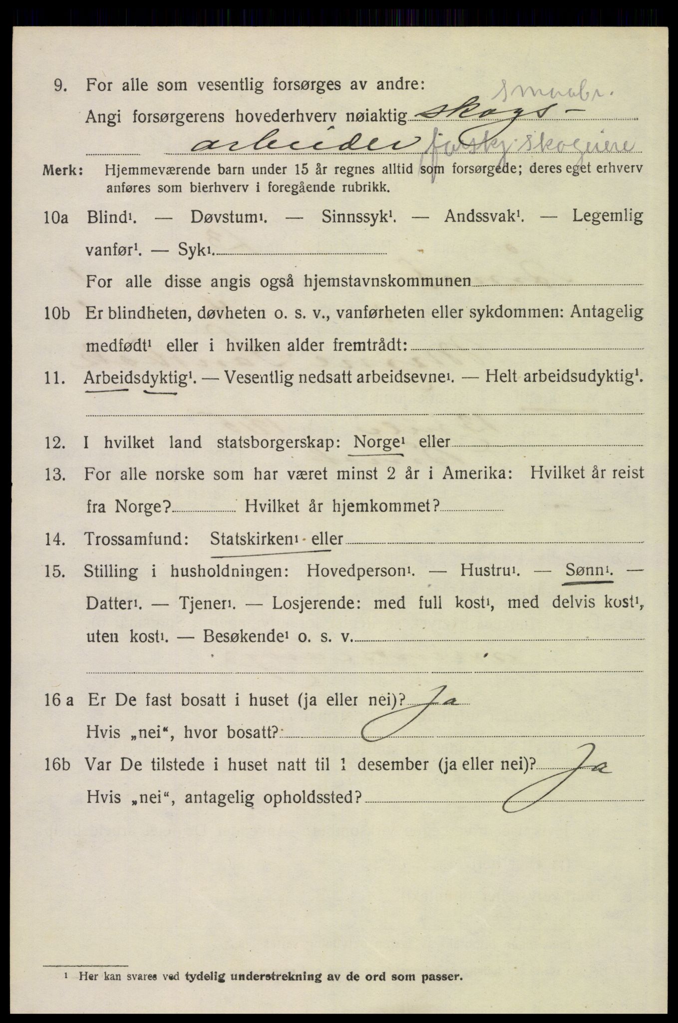 SAH, 1920 census for Åmot, 1920, p. 1612