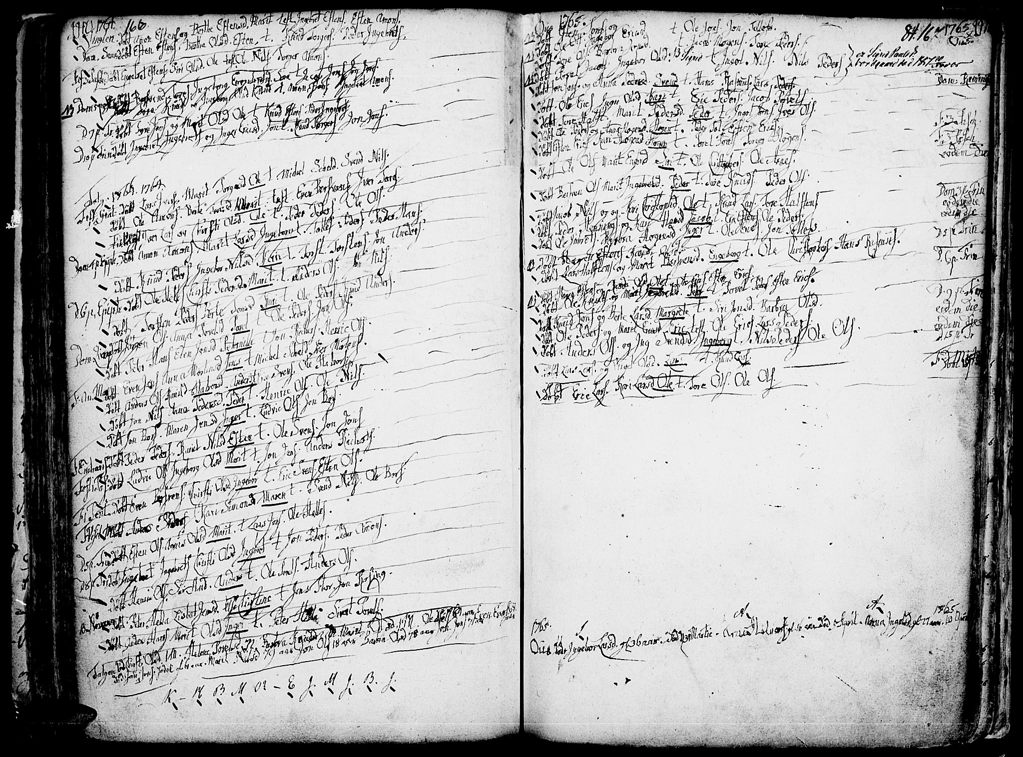 Tolga prestekontor, SAH/PREST-062/K/L0001: Parish register (official) no. 1, 1733-1767, p. 166-167