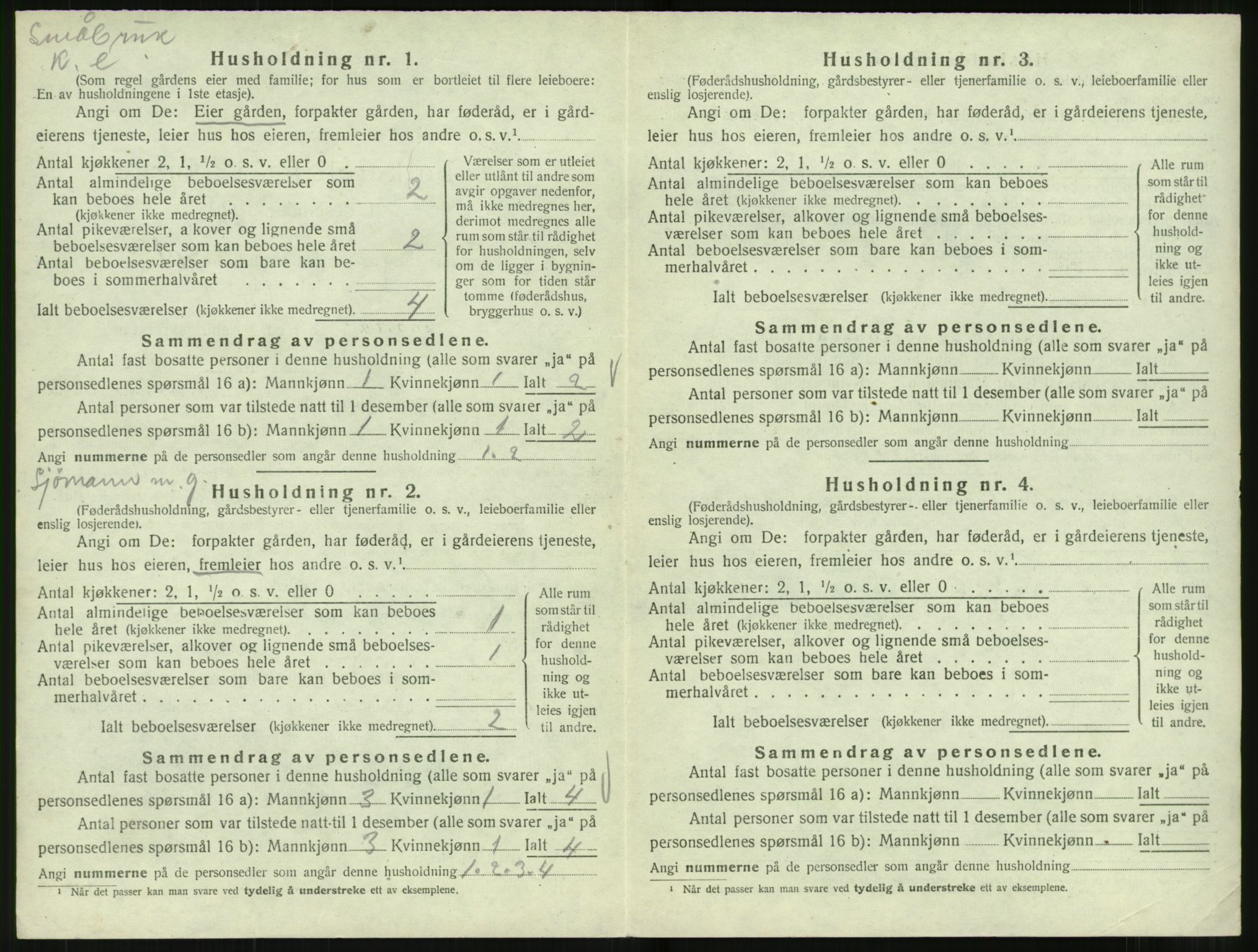 SAT, 1920 census for Norddal, 1920, p. 408