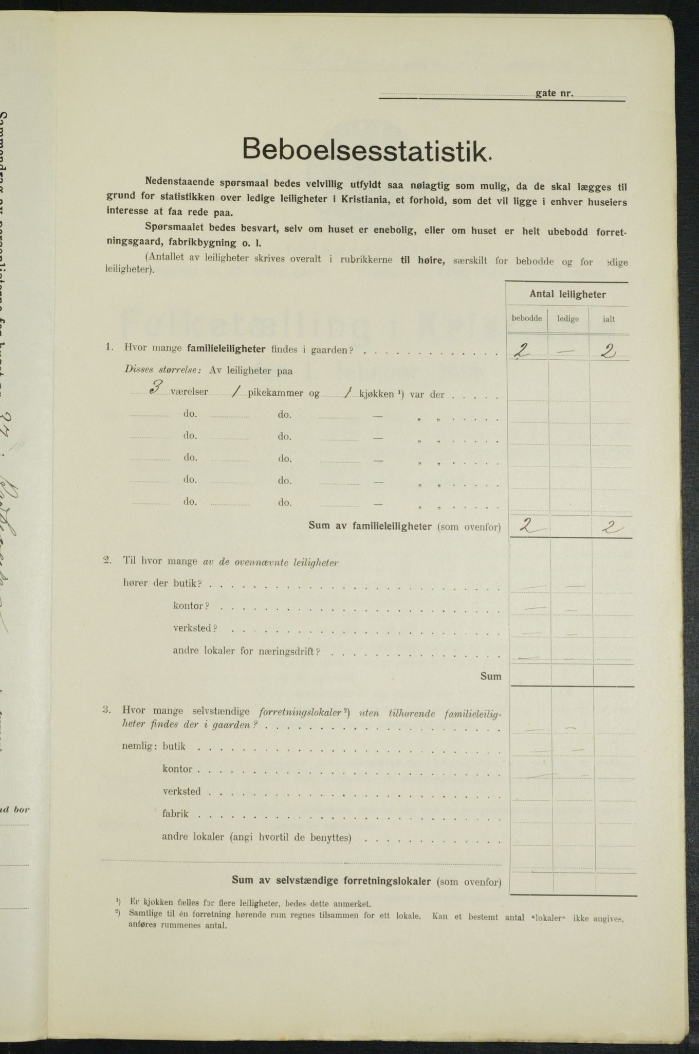 OBA, Municipal Census 1914 for Kristiania, 1914, p. 50918