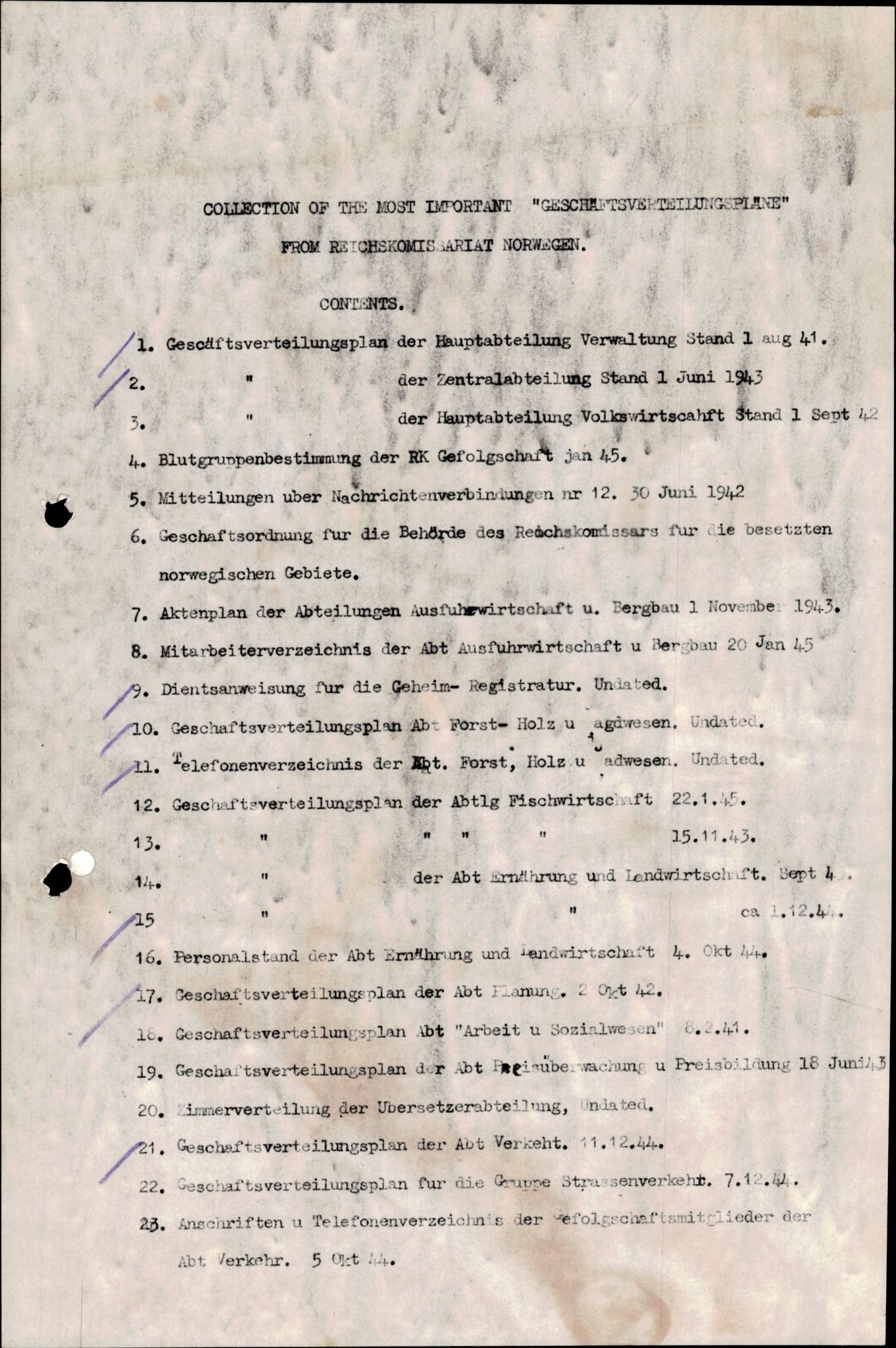 Forsvarets Overkommando. 2 kontor. Arkiv 11.4. Spredte tyske arkivsaker, AV/RA-RAFA-7031/D/Dar/Darb/L0006: Reichskommissariat., 1941-1945, p. 3