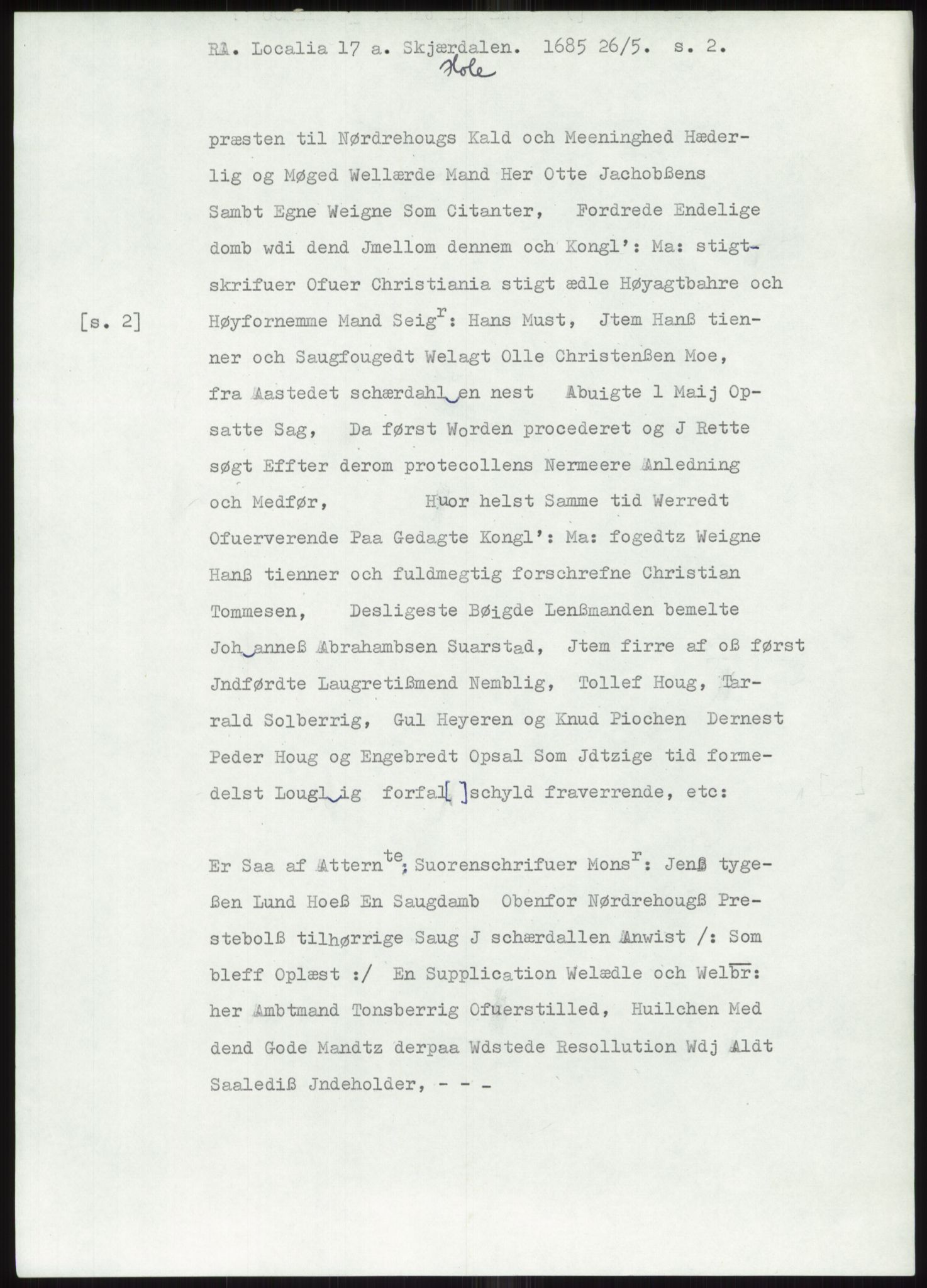 Samlinger til kildeutgivelse, Diplomavskriftsamlingen, AV/RA-EA-4053/H/Ha, p. 772