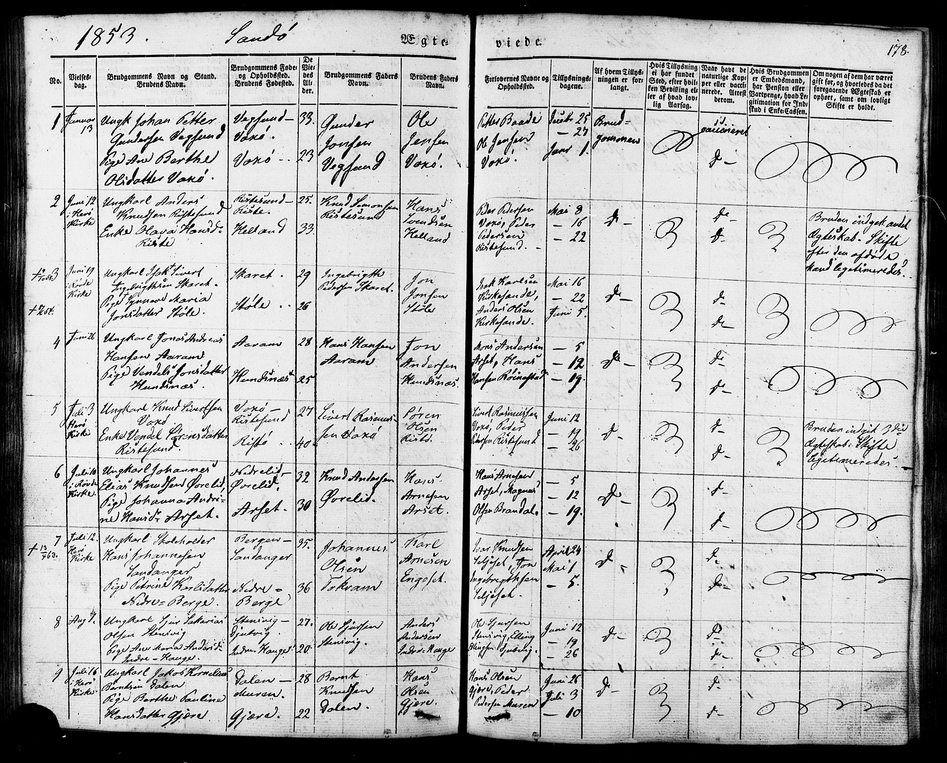 Ministerialprotokoller, klokkerbøker og fødselsregistre - Møre og Romsdal, AV/SAT-A-1454/503/L0034: Parish register (official) no. 503A02, 1841-1884, p. 178