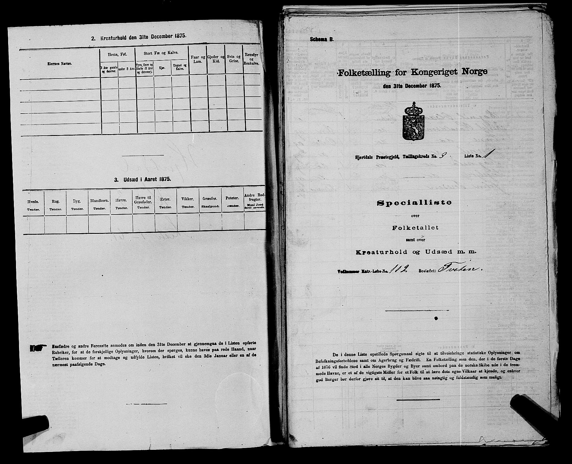 SAKO, 1875 census for 0827P Hjartdal, 1875, p. 337